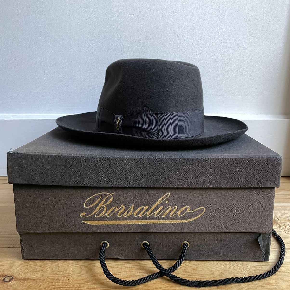 Borsalino Borsalino Amedeo S.Q. Felt Wide Brim Size ONE SIZE - 6 Thumbnail