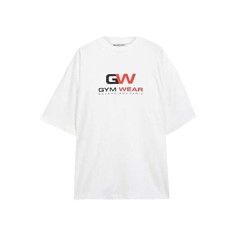Balenciaga o1alis Dup / Unisex T-Shirt in White Size XL / US 12-14 / IT 48-50 - 1 Thumbnail