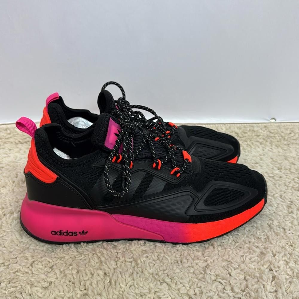 Adidas Adidas ZX 2K Boost Black Pink Sneakers Size 9 Men’s Size US 9 / EU 42 - 5 Thumbnail