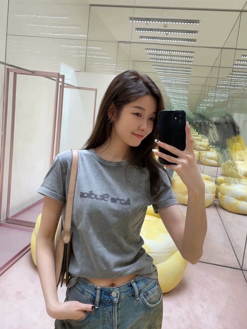 acne studios Grey short-sleeved shirt 2506-Nextarrow
