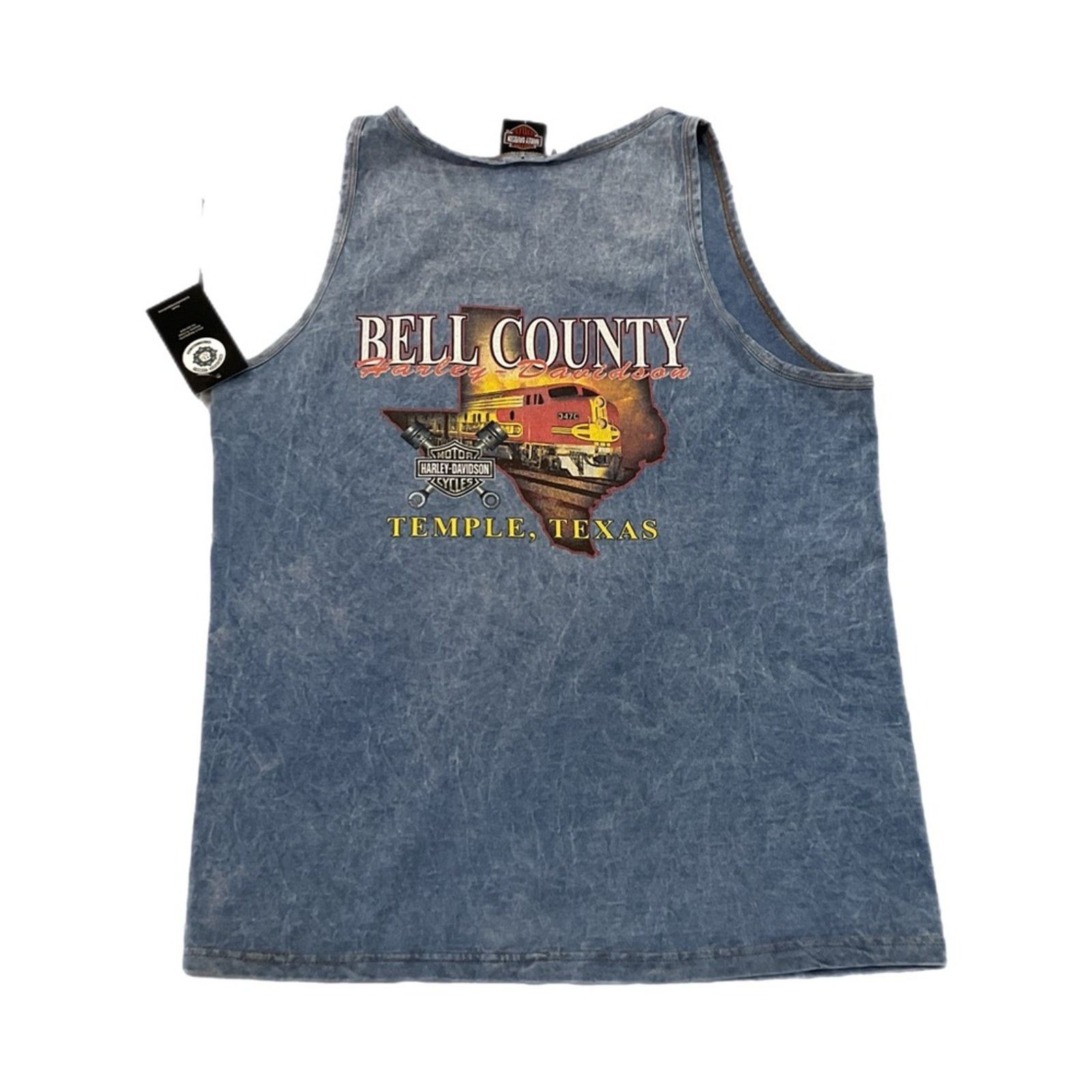 Harley Davidson Vintage 90’s Harley Davidson Temple, Texas Tank Top Size US L / EU 52-54 / 3 - 2 Thumbnail