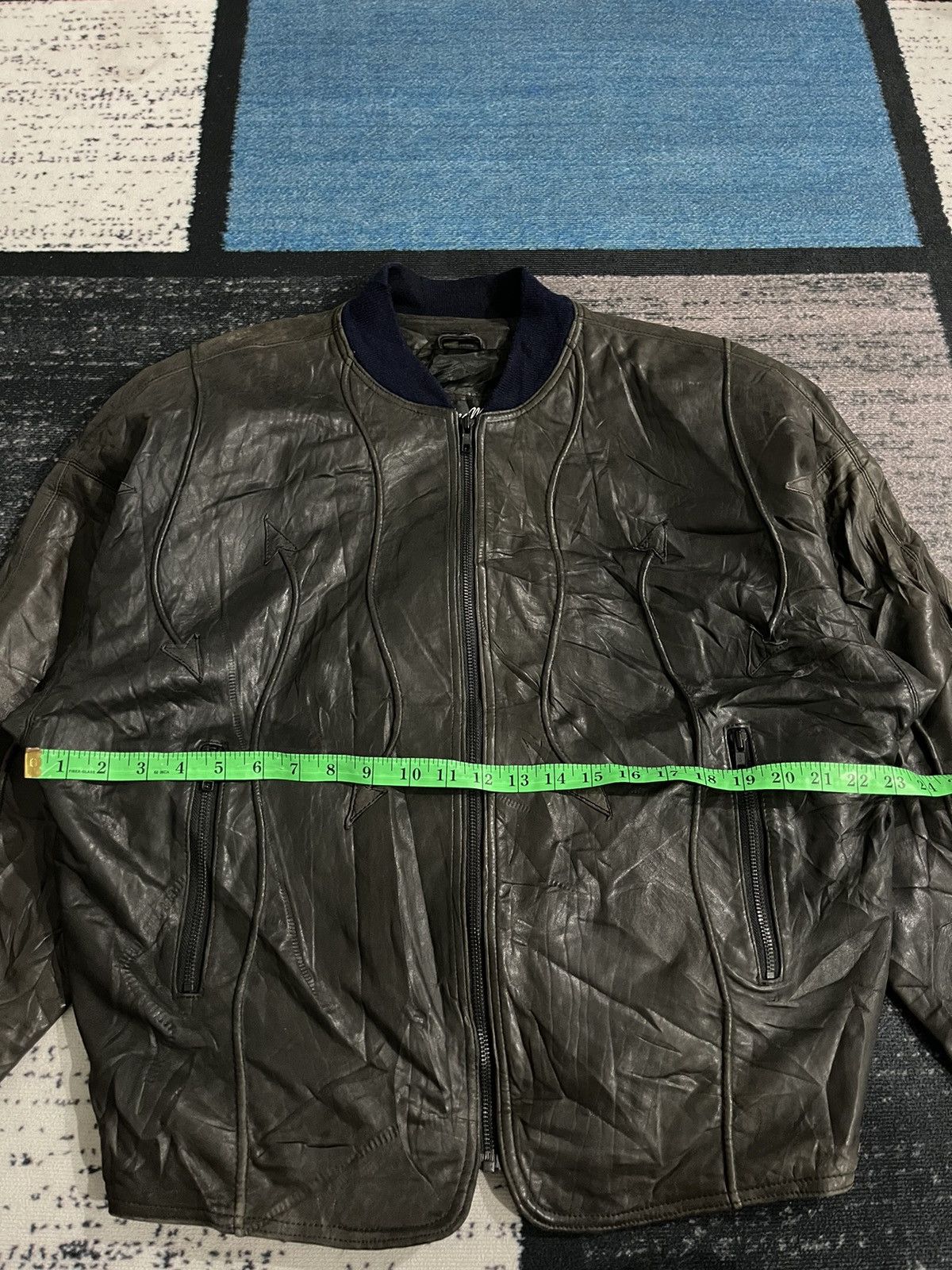 Vintage Vintage Skins West Jeffery Hilton Leather Jacket Size US L / EU 52-54 / 3 - 17 Thumbnail