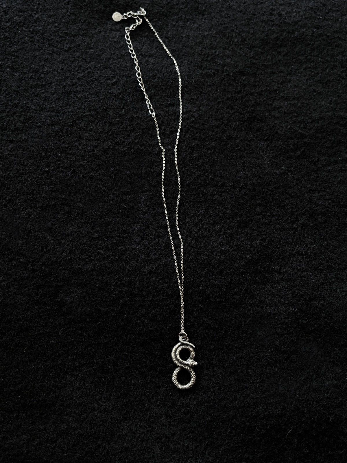 Japanese Brand Gunda “Snake&infinit” Silver Necklace Size ONE SIZE - 6 Thumbnail