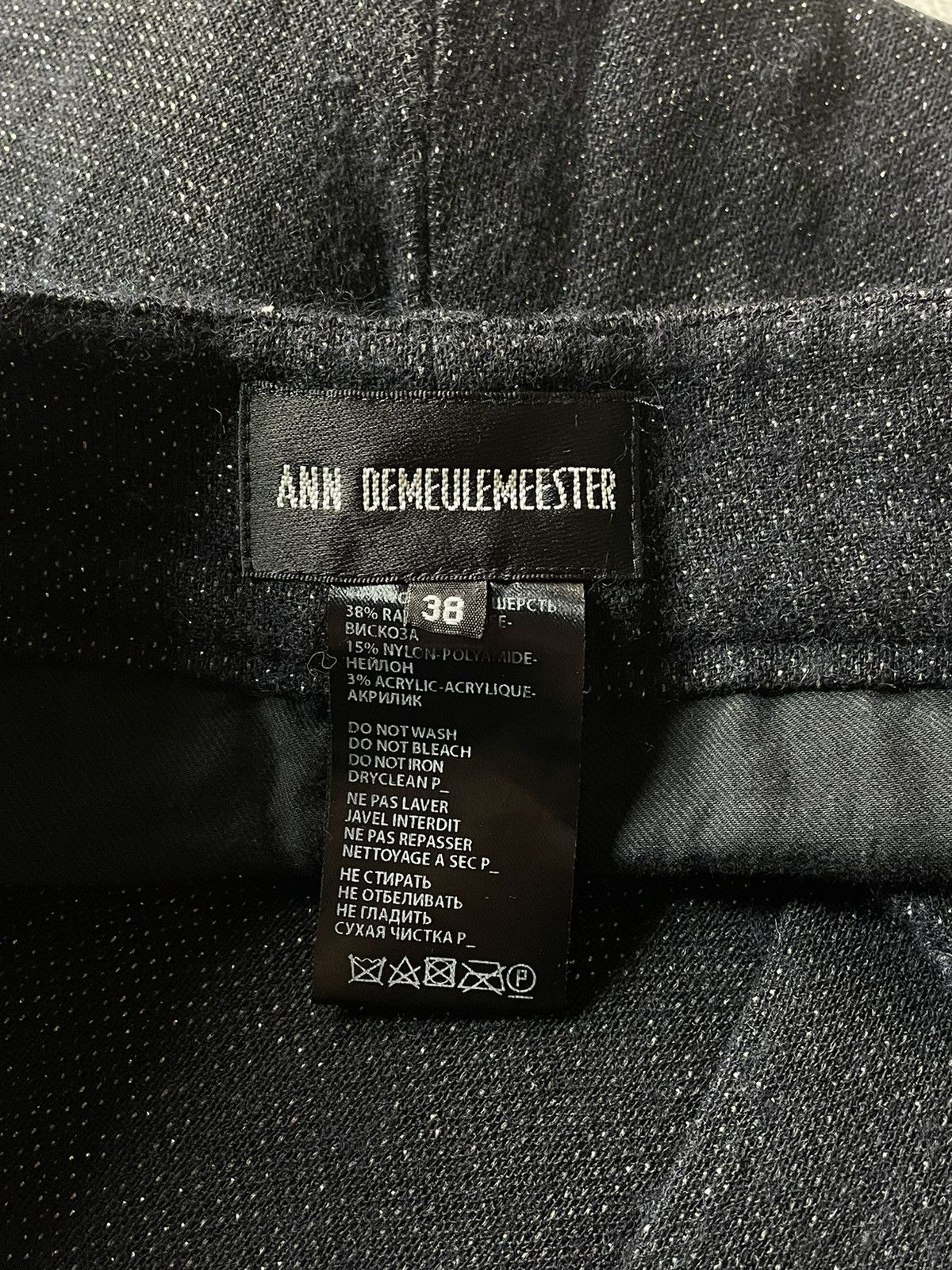 Ann Demeulemeester Ann Demeulemeester Shiny Polka Dot Blazer & Wide Pants Suit Size XS / US 0-2 / IT 36-38 - 17 Thumbnail