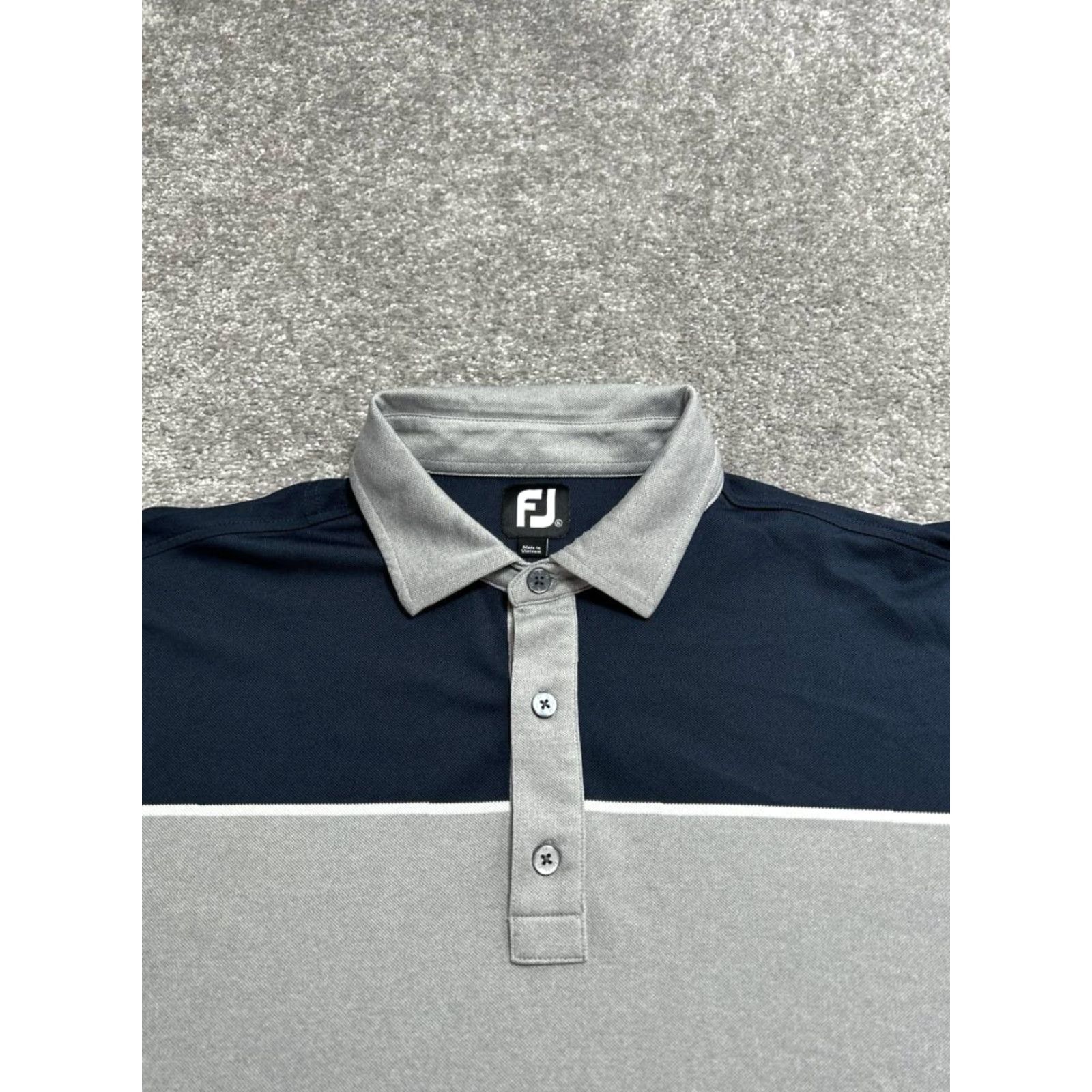 Footjoy FootJoy Polo Shirt Mens XL Gray Stretch Logo Golf Tennis Resort Shirt Size US XL / EU 56 / 4 - 3 Thumbnail