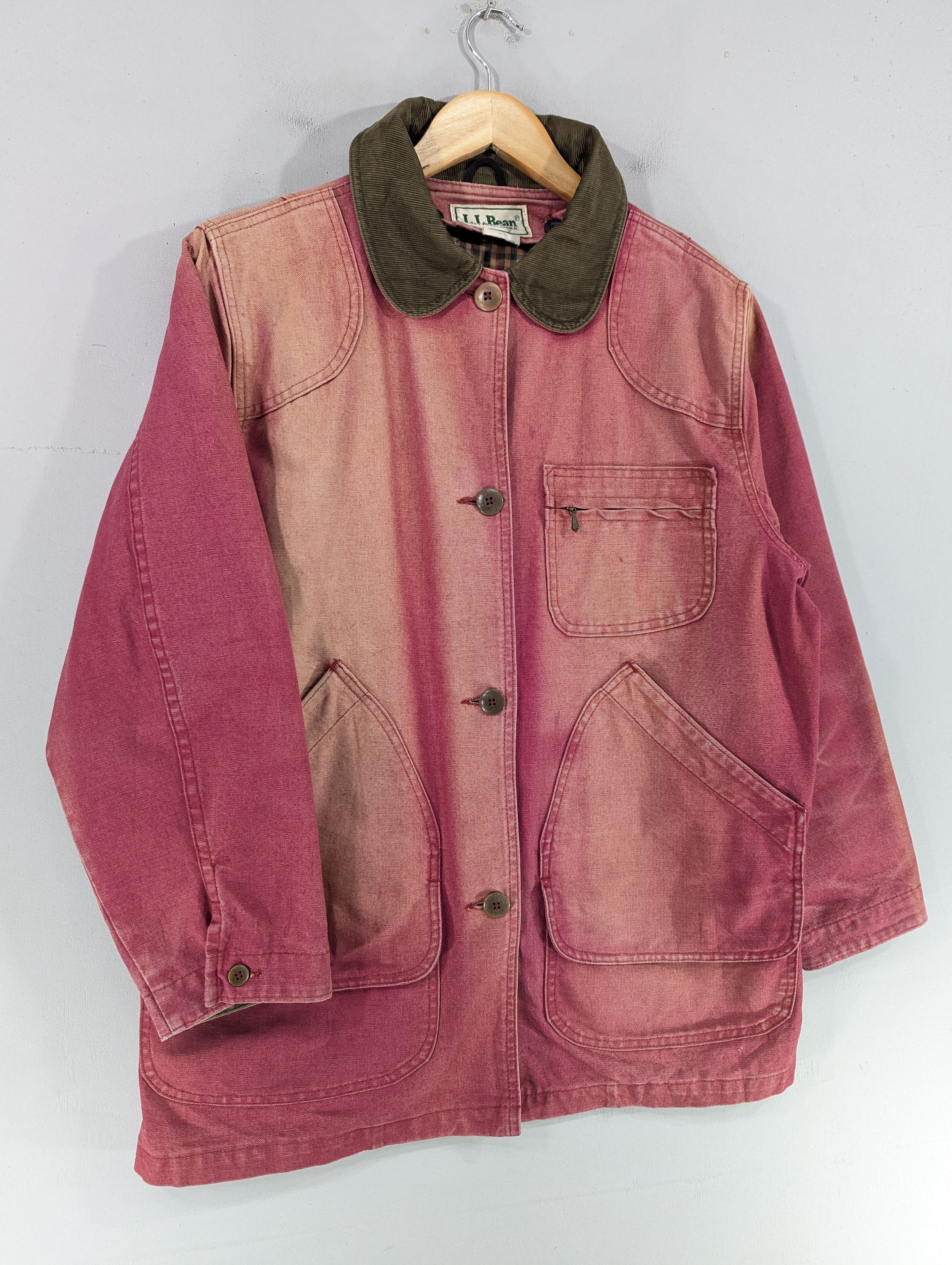 L.L. Bean Vintage L.L.Bean Blanket Lined Chore Sunfaded Jacket Size M / US 6-8 / IT 42-44 - 3 Thumbnail