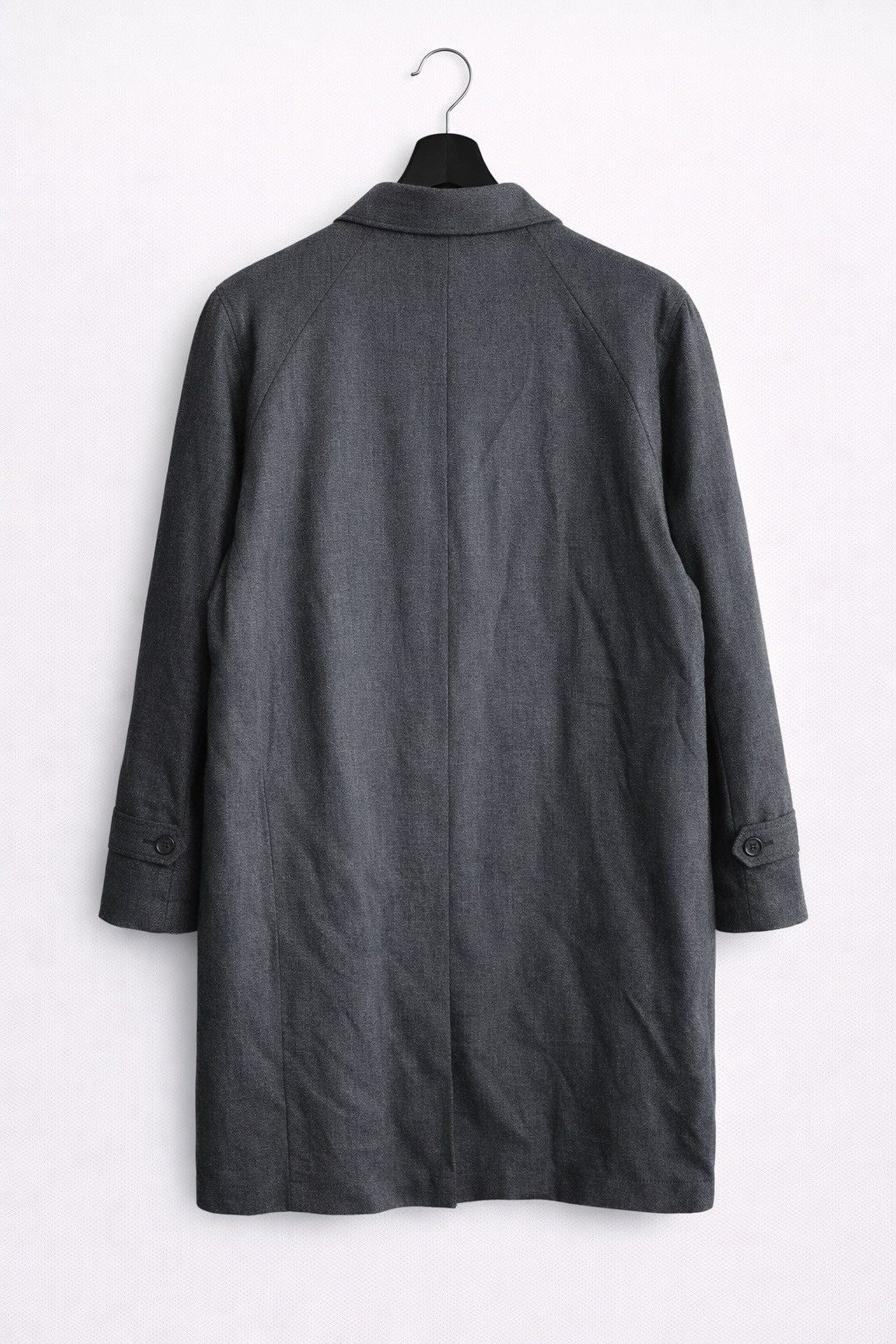 Sanyo Vintage Sanyo Excellent Wool Herringbone Coat – Classic Size US M / EU 48-50 / 2 - 2 Thumbnail