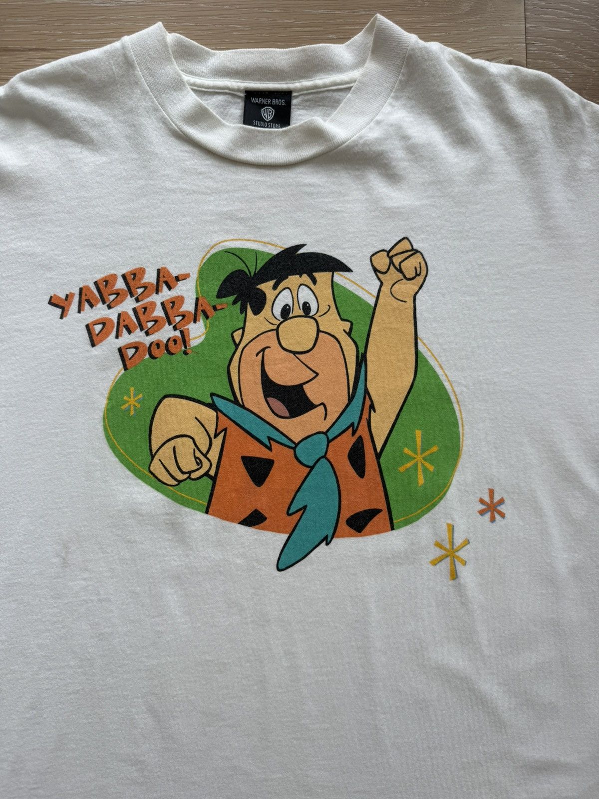 Warner Bros Vintage ‘97 Fred Flintstone Yabba Dabba Doo Shirt Size US XL / EU 56 / 4 - 2 Thumbnail