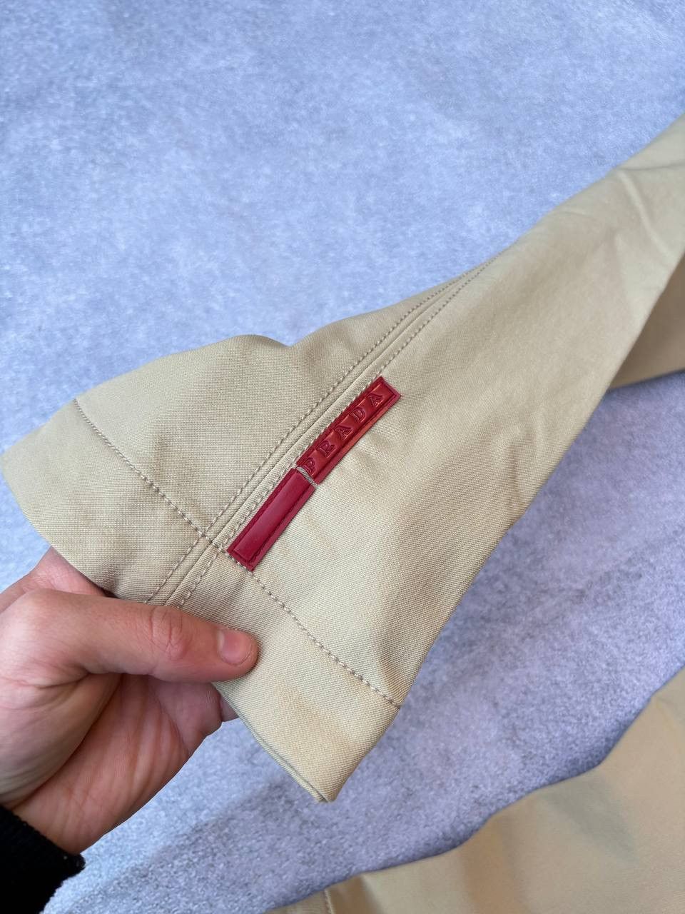 Prada Prada Sport 2000s Beige Zipped Pants Size 28" / US 6 / IT 42 - 5 Thumbnail