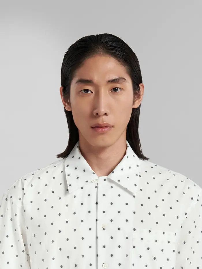 Marni o1w1db10125 Polka Dot Shirt in White Size US M / EU 48-50 / 2 - 5 Thumbnail