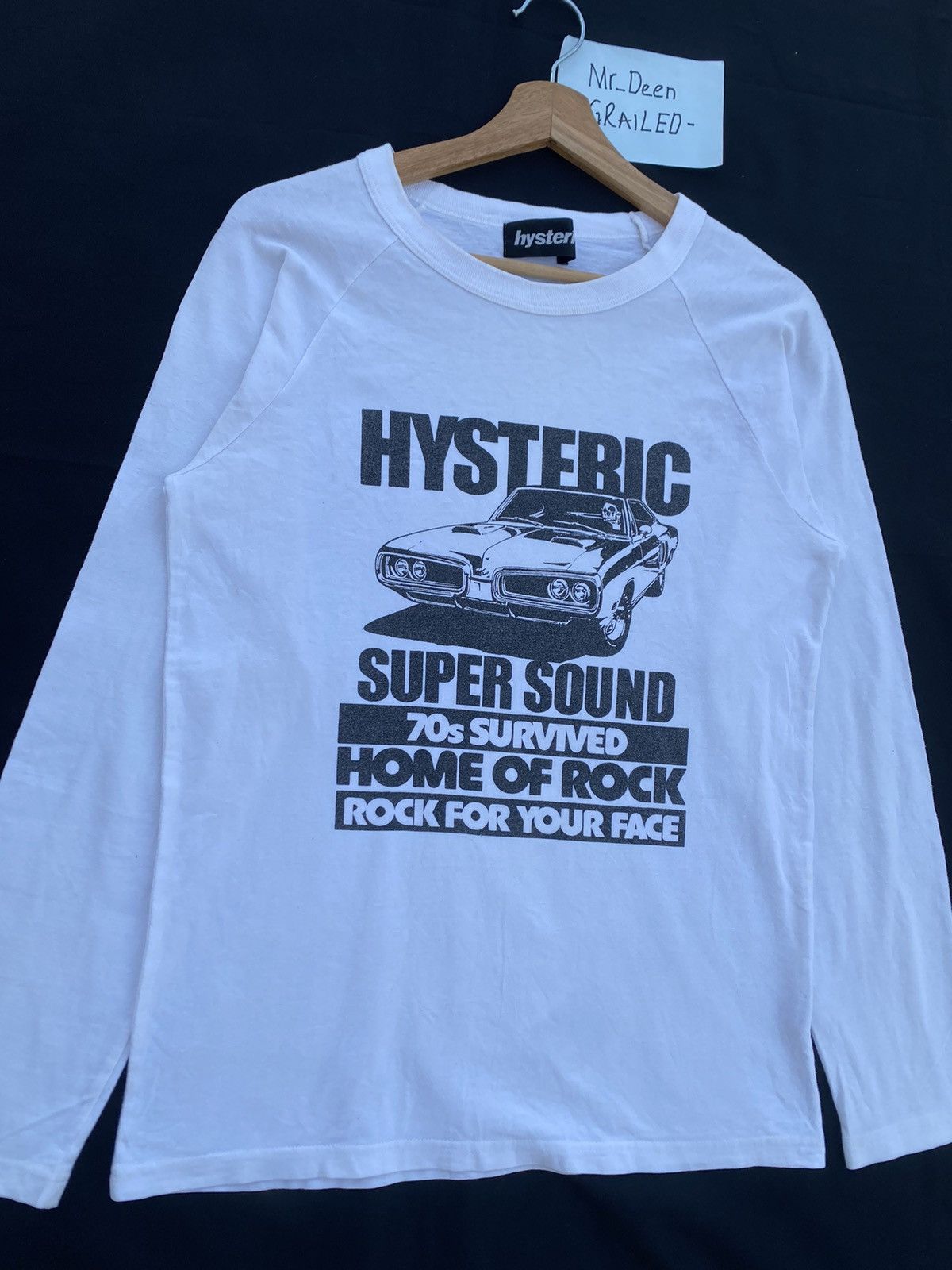 Hysteric Glamour Rare Hysteric Glamour Super Sound 70s Survived Long Sleeve Size US M / EU 48-50 / 2 - 5 Thumbnail