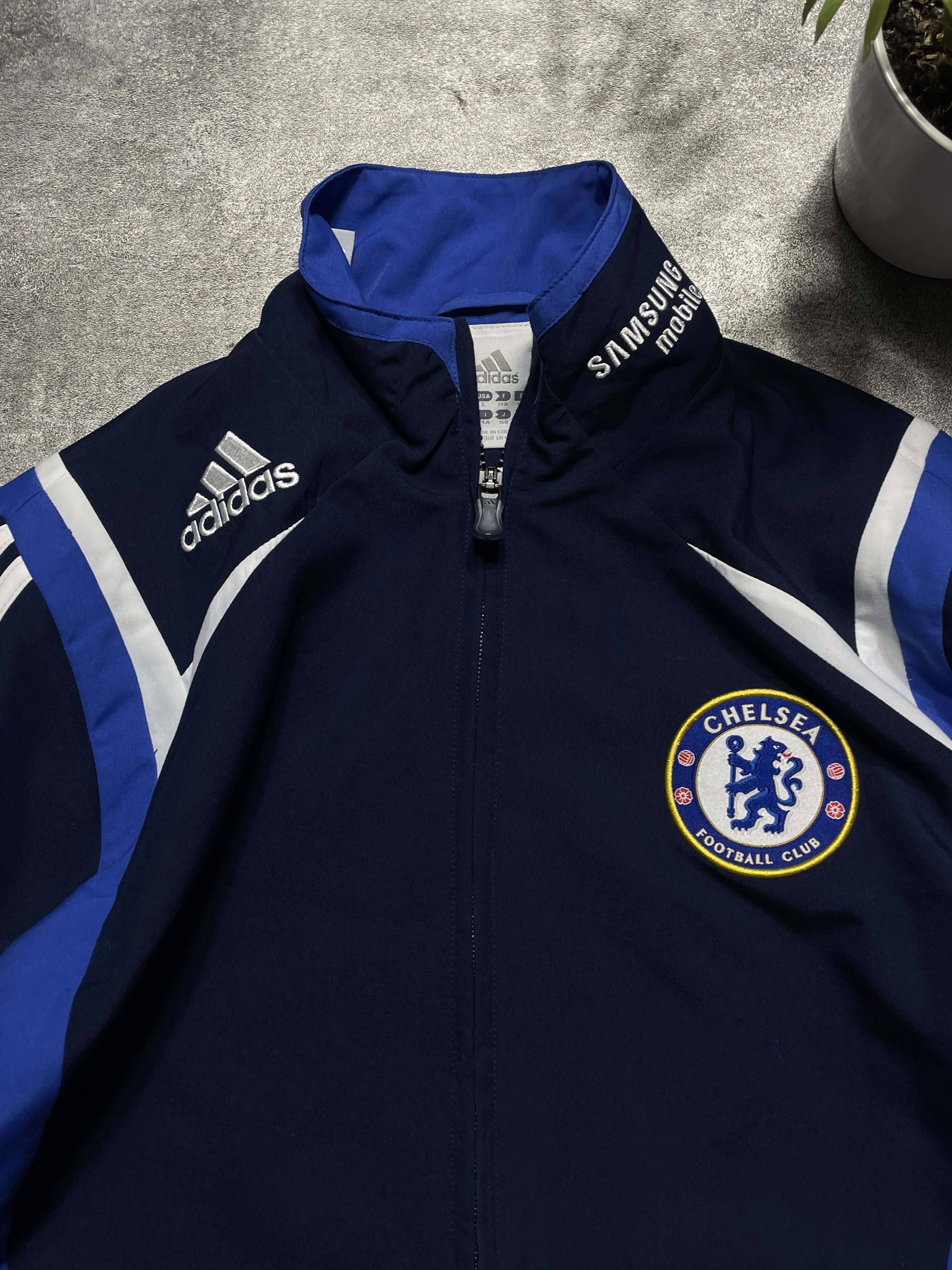 Adidas RARE Adidas x Chelsea Vintage Y2K Sweatshirt Zip Size US S / EU 44-46 / 1 - 7 Thumbnail