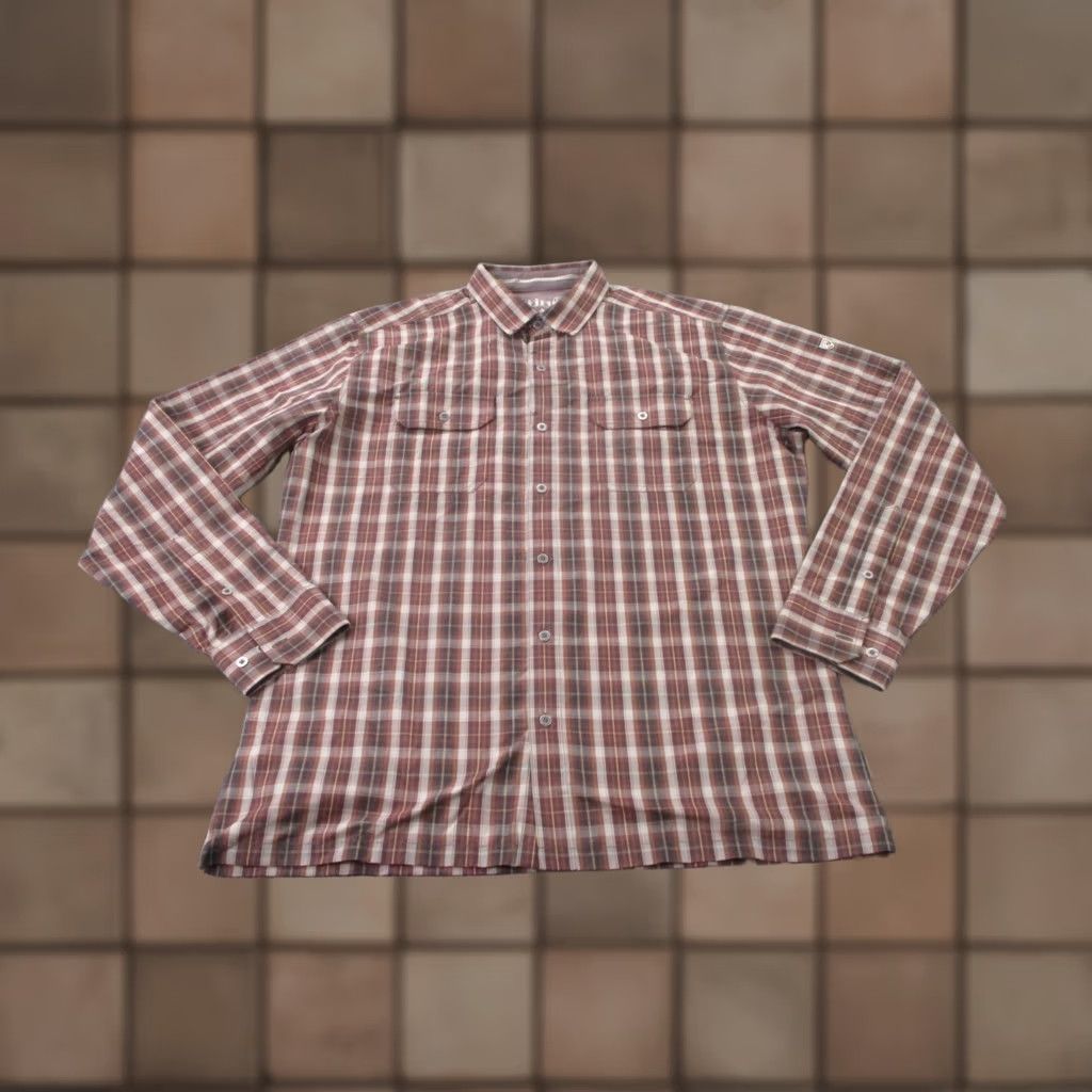 Vintage Kuhl Shirt Mens L Red Plaid Lightweight Work Outdoors Western Button-Up Size US L / EU 52-54 / 3 - 1 Thumbnail