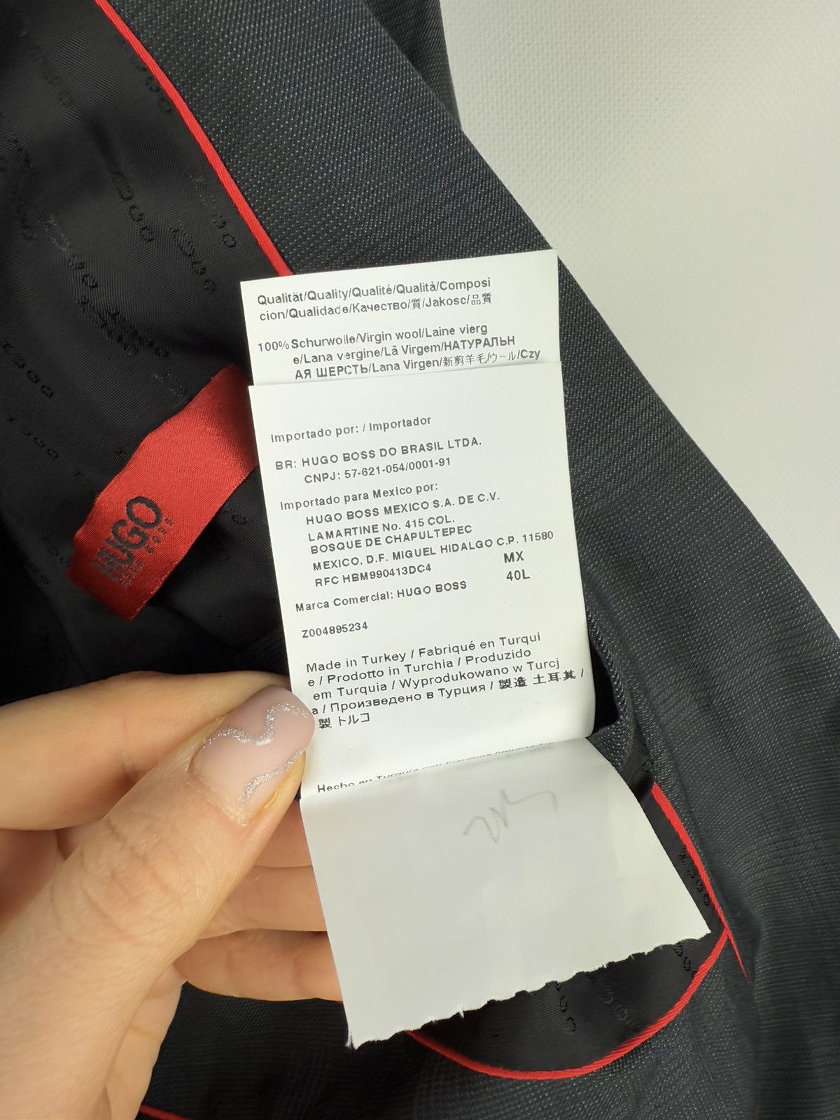 Hugo Boss Hugo Boss Aiko1/Heise Wool Plaid 2 Piece Suit Blazer Pants Size 40L - 14 Thumbnail