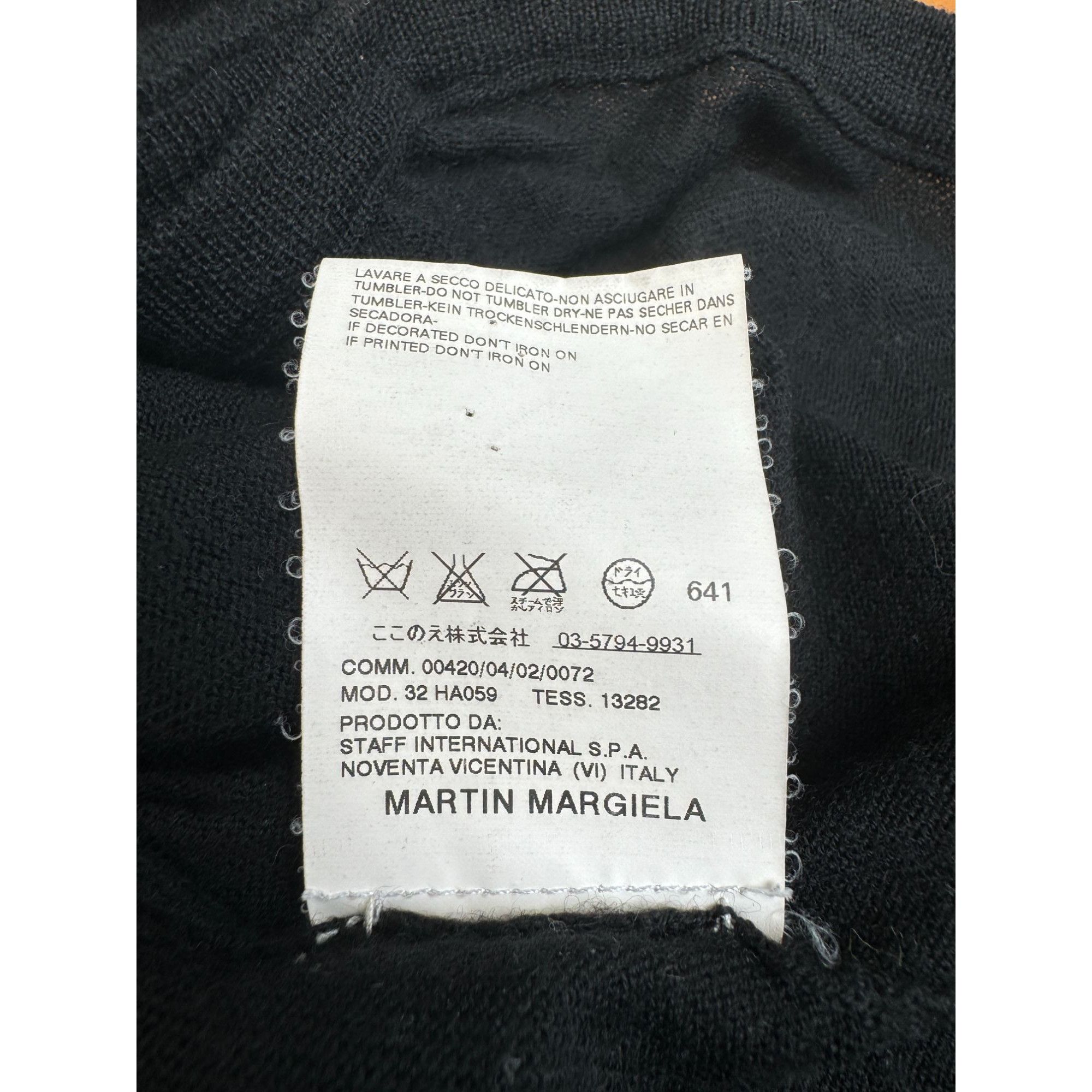 Maison Margiela FW 2007 Vintage Black Wool Vest Size S / US 4 / IT 40 - 4 Thumbnail