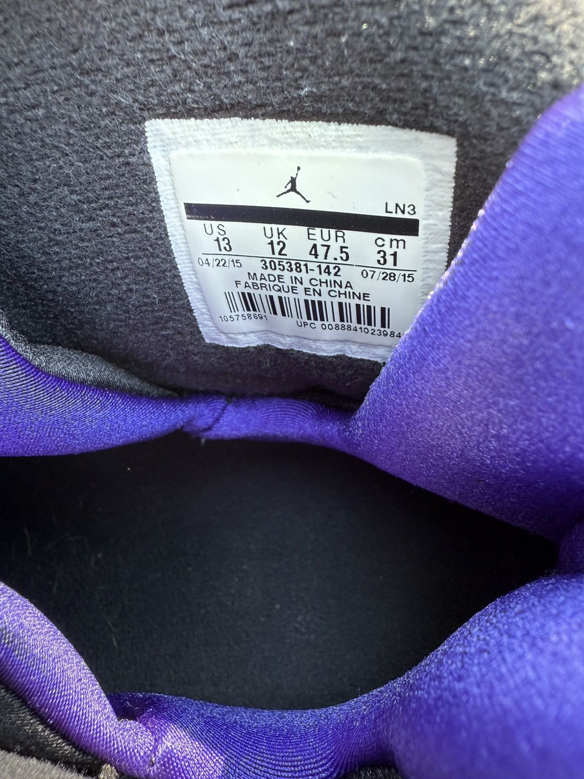 Jordan Brand Jordan 8 Three Peat Size US 13 / EU 46 - 5 Thumbnail