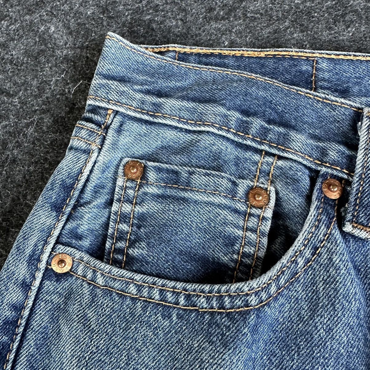Levi's Y2k Levis 505 Blue Washed Vintage Denim 30x31 D576 Size US 30 / EU 46 - 11 Thumbnail