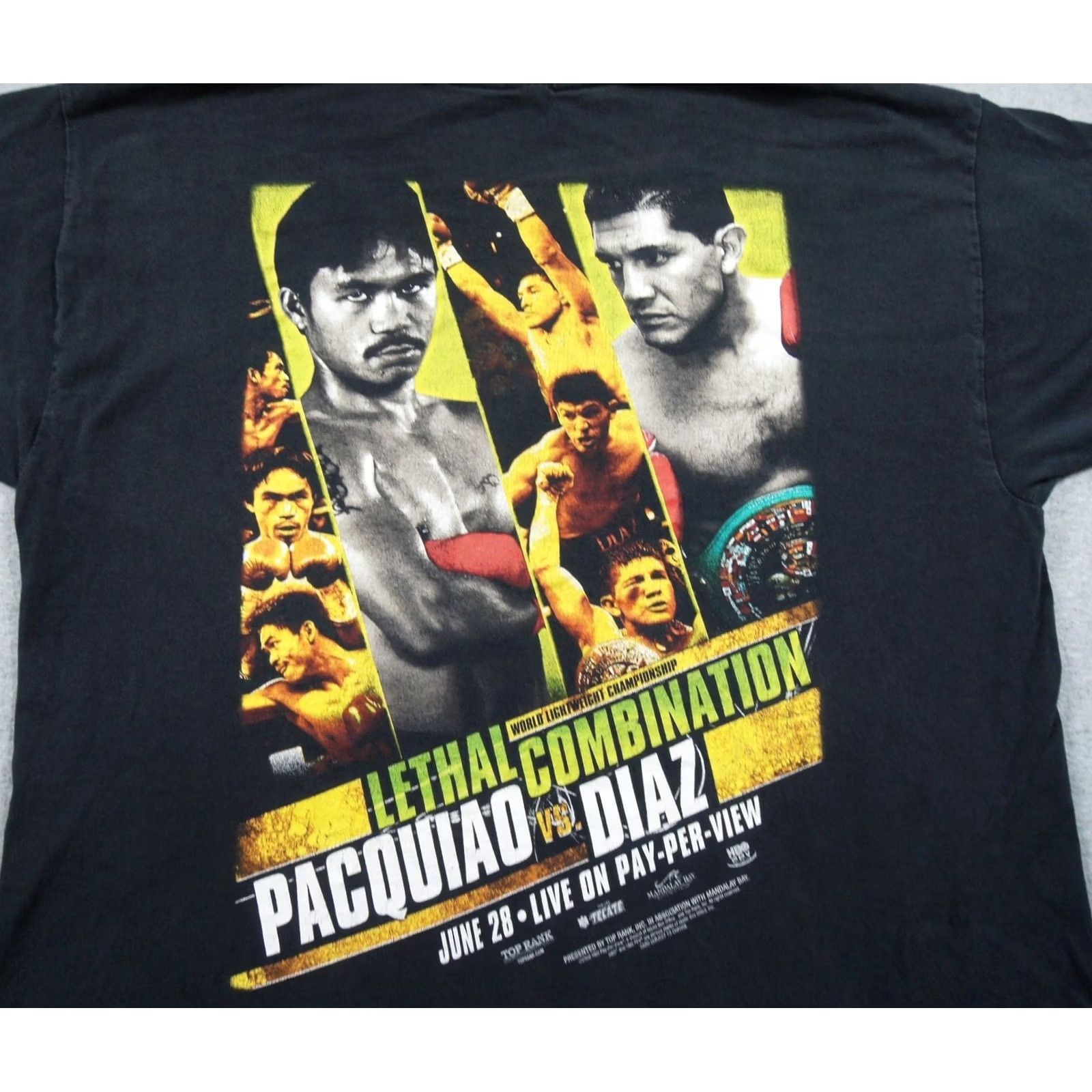 Vintage Vintage Manny Pacquiao Shirt Mens XL Black Boxing Tee David Diaz 2008 Pacquiao Shirt Mens XL Black Boxing Tee 2008 Size US XL / EU 56 / 4 - 2 Thumbnail