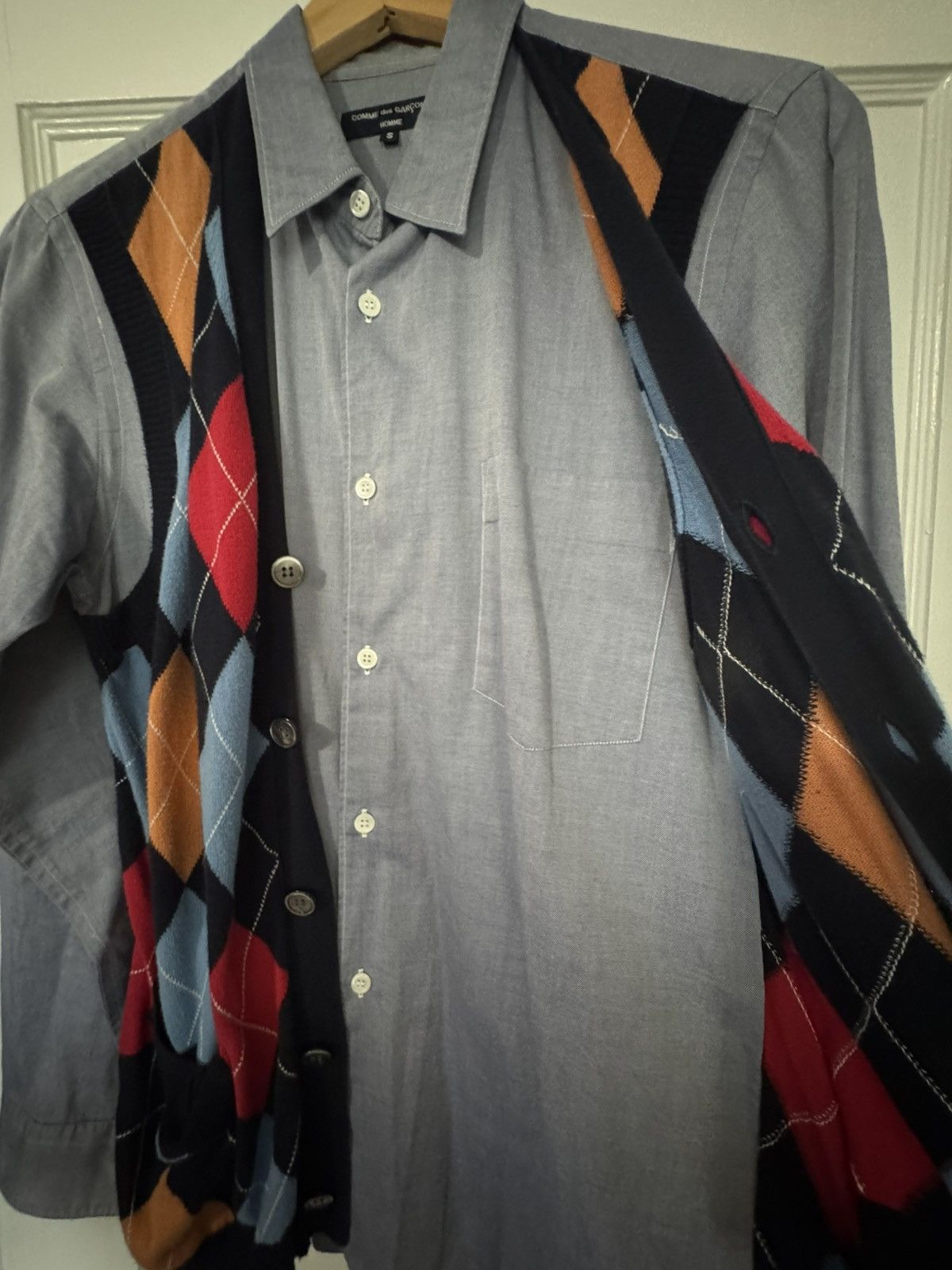 Comme des Garcons Homme CDG Homme Cardigan Button up shirt Size US S / EU 44-46 / 1 - 9 Thumbnail