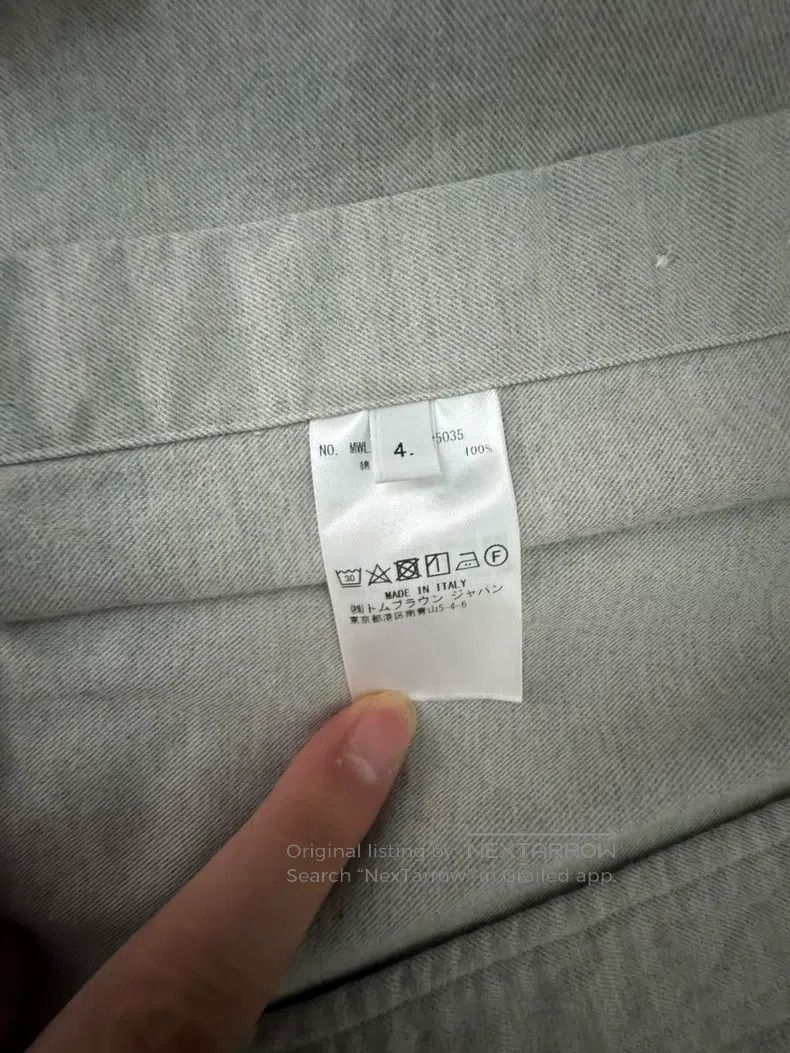 Thom Browne Thom Browne Long Sleeve Button Shirt Size US XL / EU 56 / 4 - 6 Thumbnail