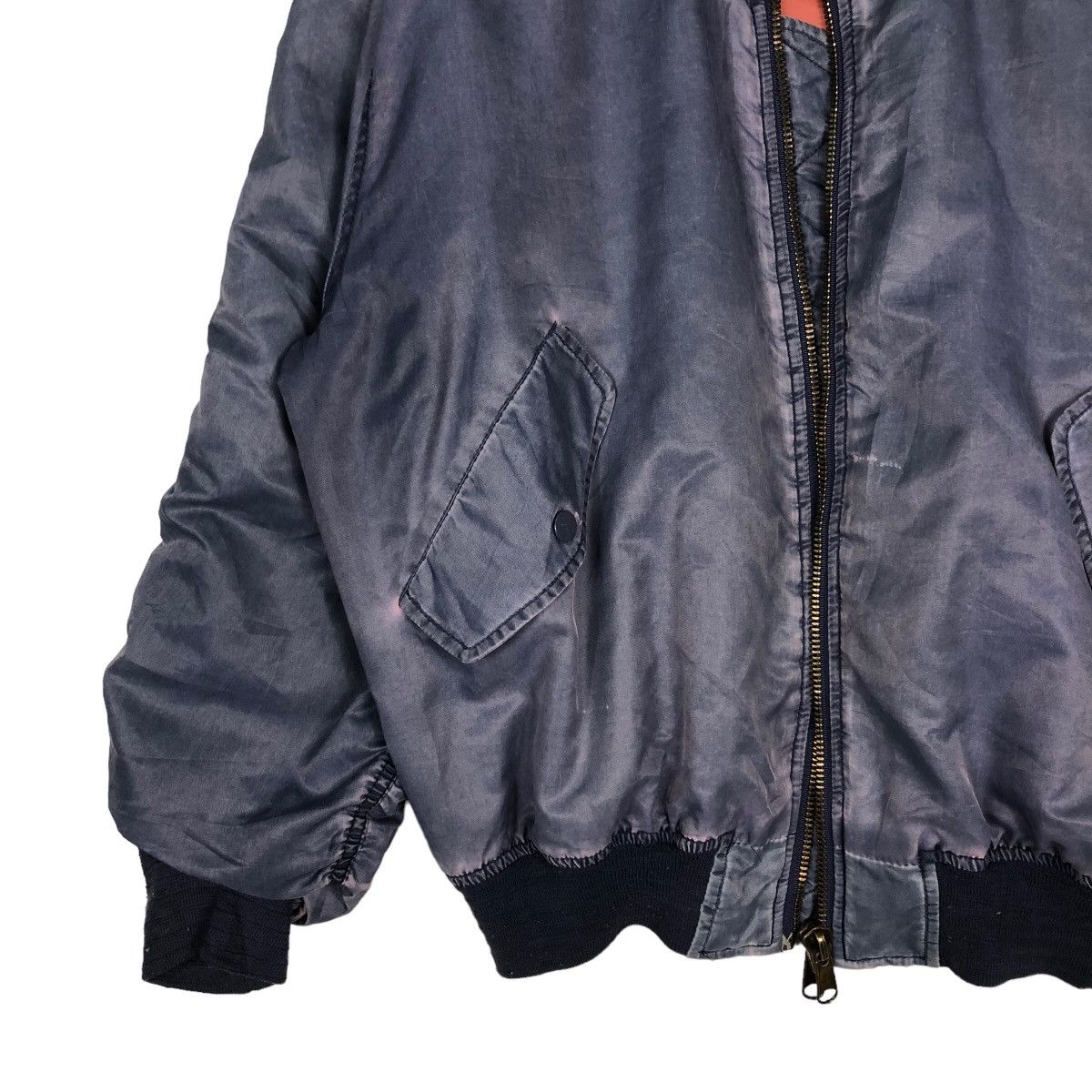 Japanese Brand 🔥Vintage Reversible Bomber Jacket Riot Riot Military Japan Size US L / EU 52-54 / 3 - 4 Thumbnail