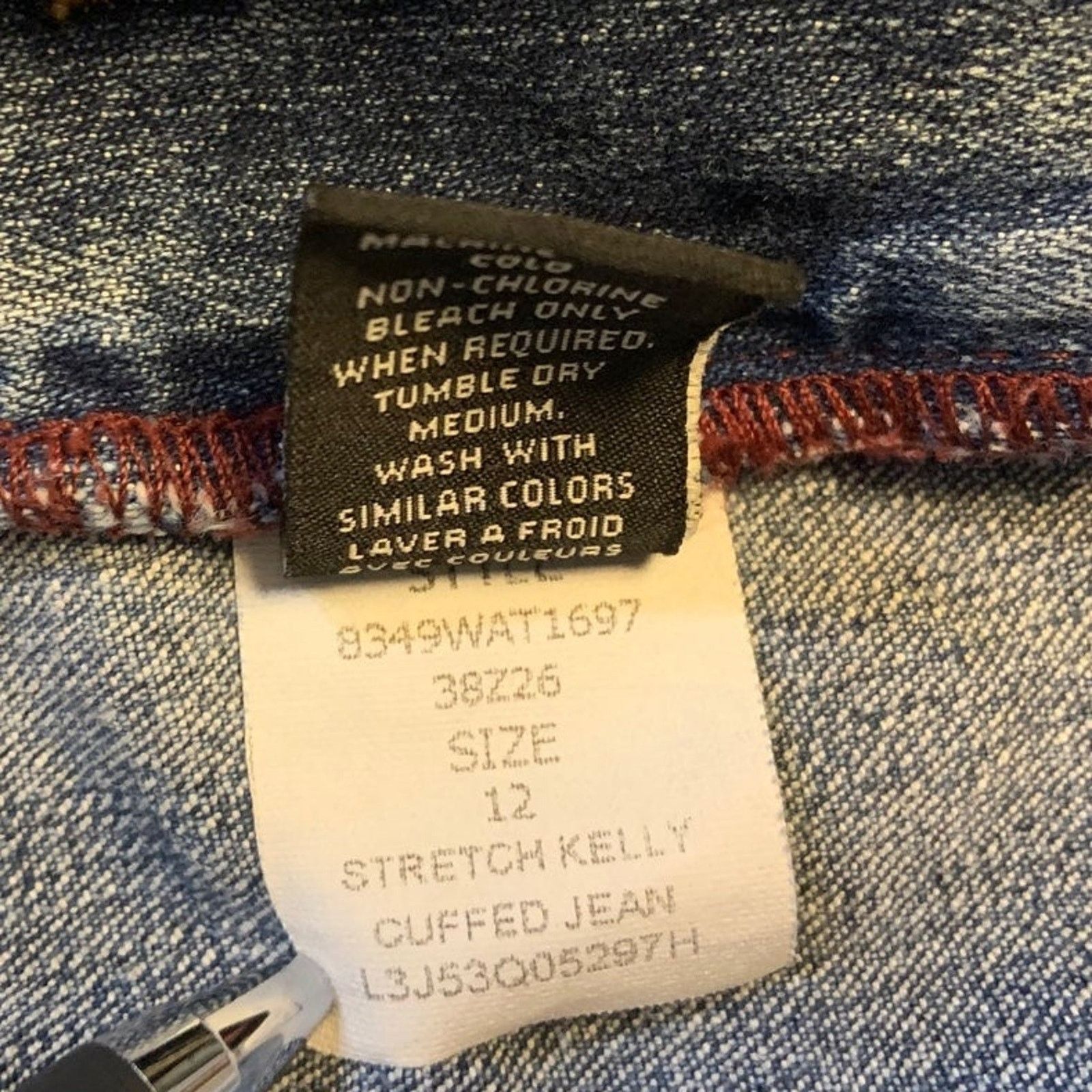 Polo Ralph Lauren Polo Ralph Lauren Women's Size 12 Jeans Stretch Kelly Cuffed Size 34" / US 12 / IT 48 - 10 Thumbnail