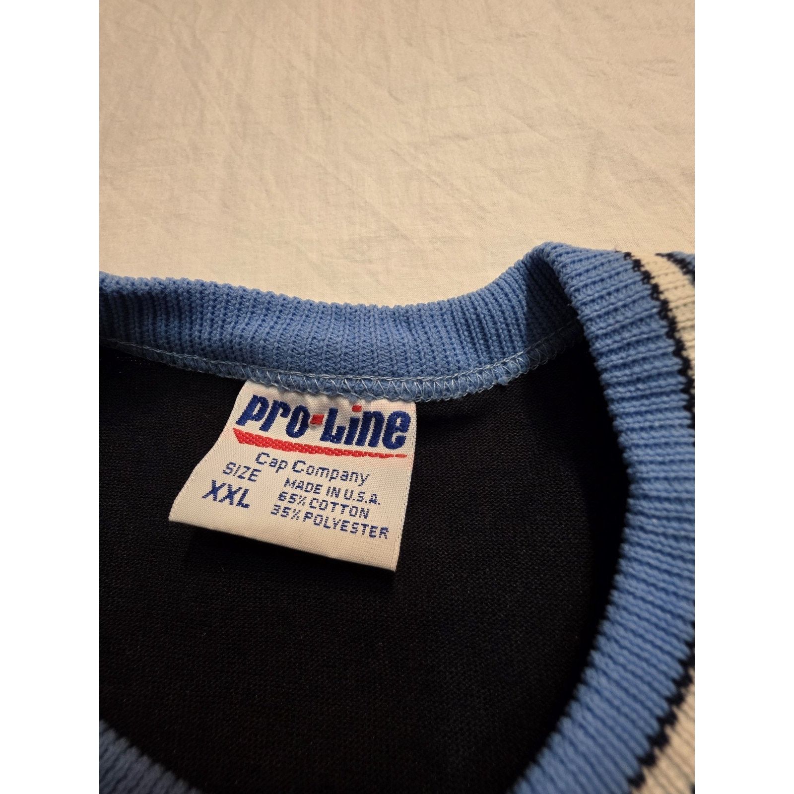 Pro Line North Carolina Tar Heels Vintage Pro Line Short Sleeve Size 46 - 4 Thumbnail