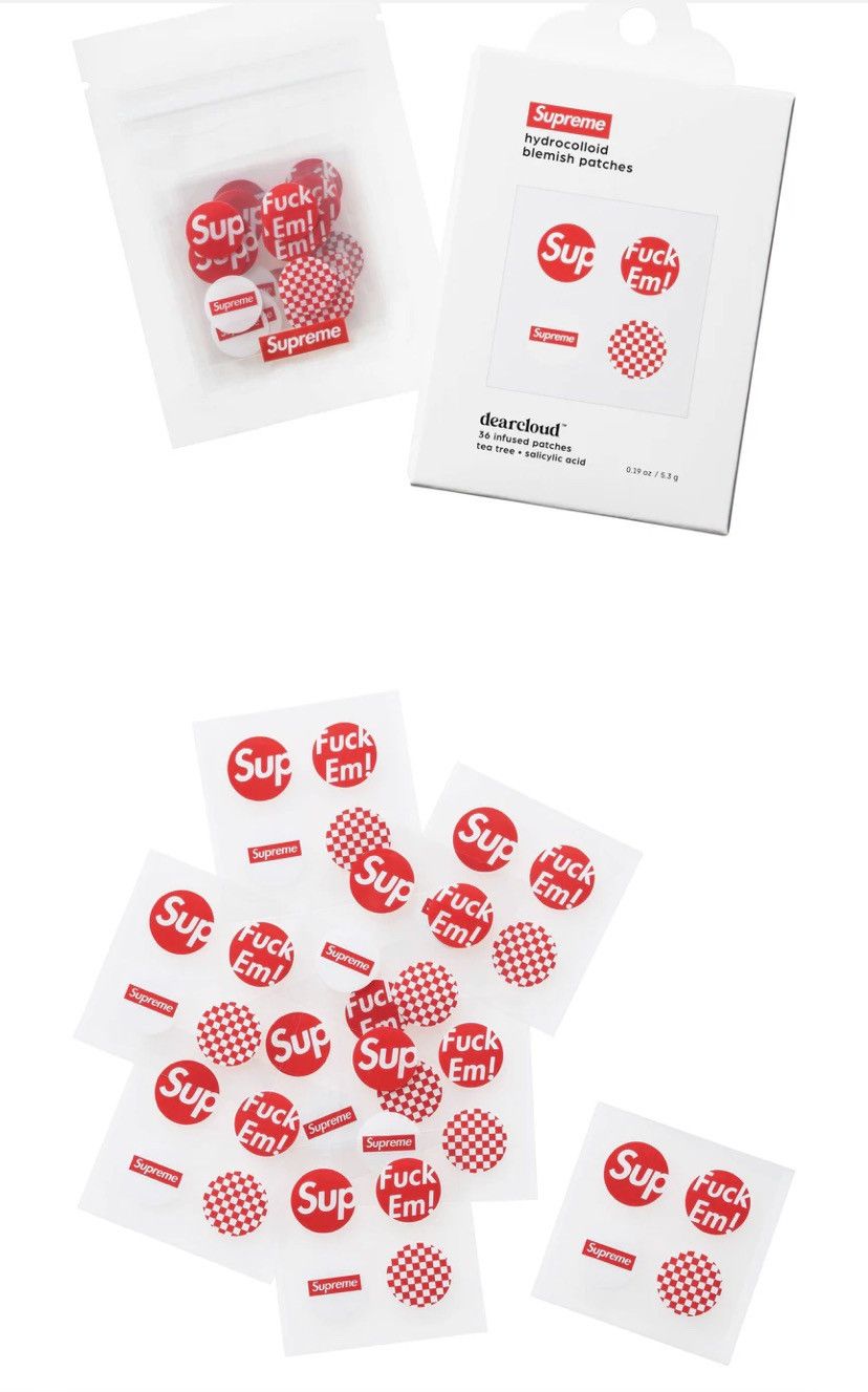 Supreme Supreme Dearcloud Blemish Patches Red IN HAND Size ONE SIZE - 3 Thumbnail