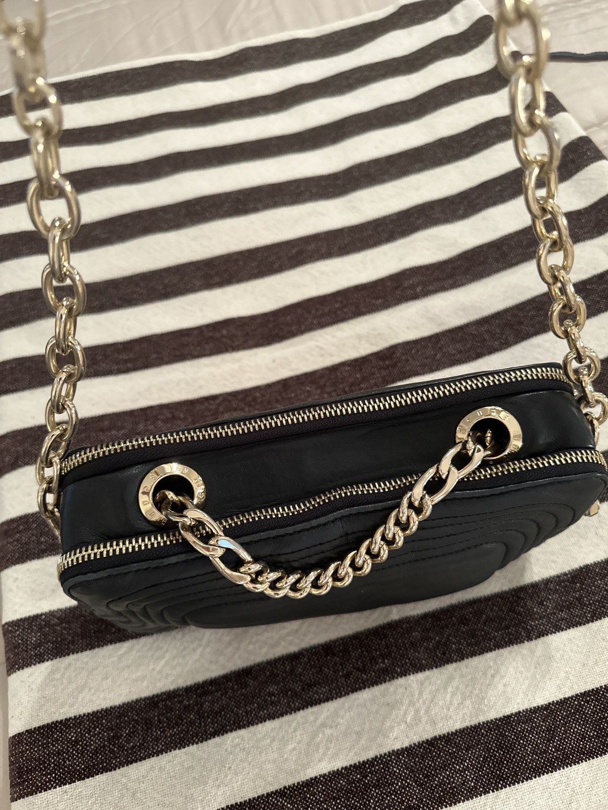 Henri Bendel Henri Bendel Black Leather Chain Bag Size ONE SIZE - 3 Thumbnail
