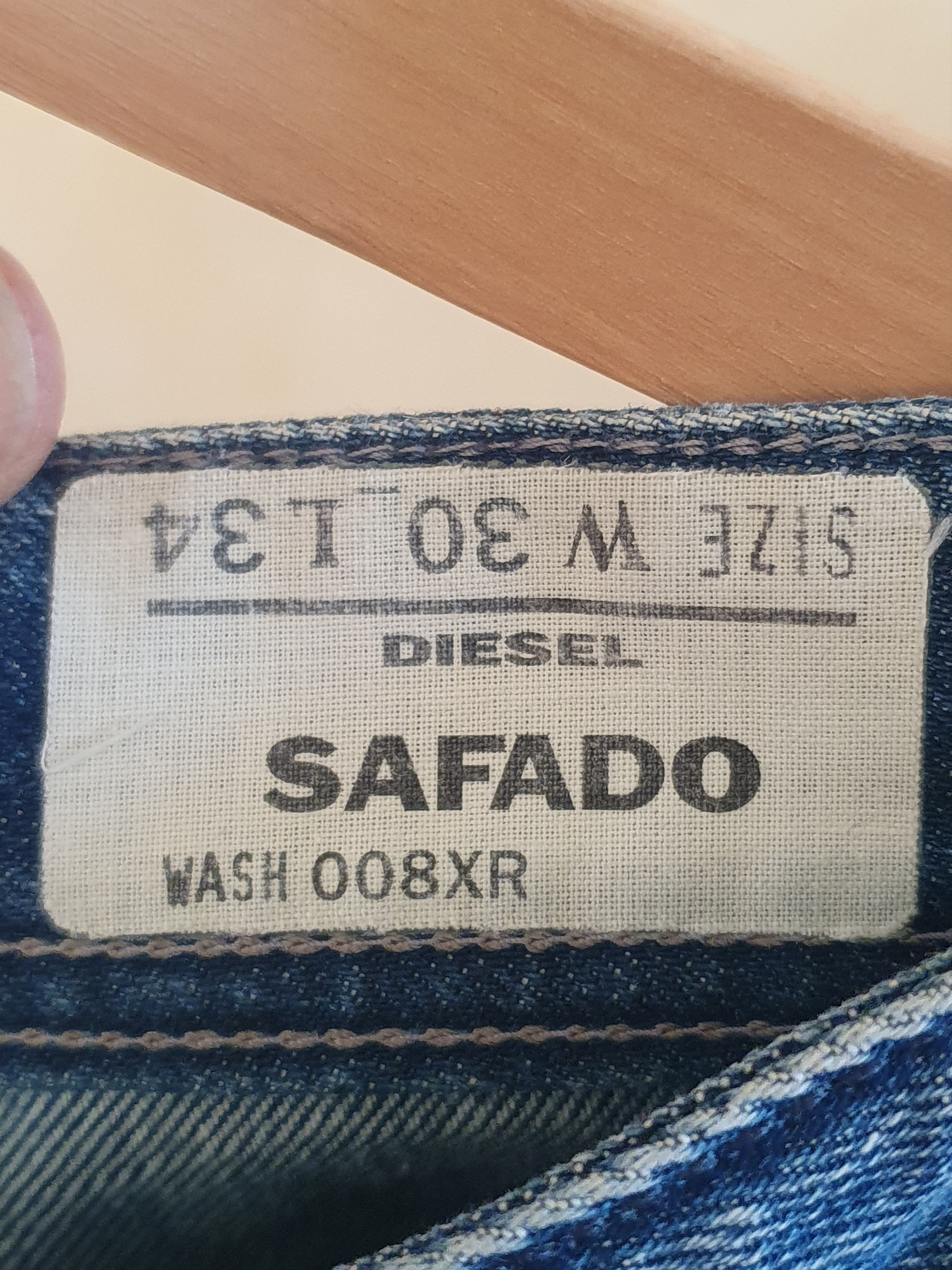 Diesel Diesel Safado Jeans Wash 008XR sz 30x34 Size US 30 / EU 46 - 3 Thumbnail