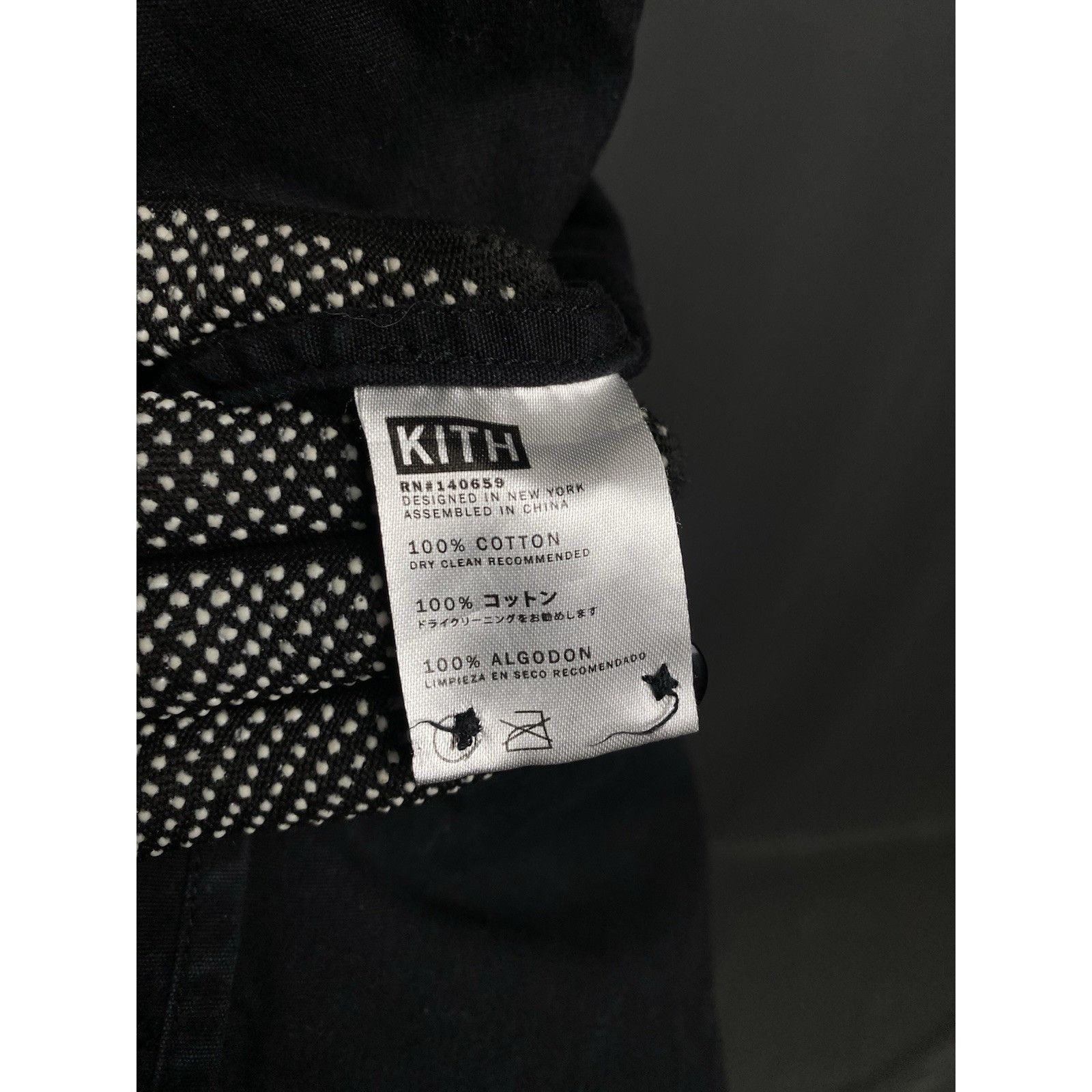 Kith Kith Garment Dyed Men's Black Denim Overshirt Jacket Size M Size US M / EU 48-50 / 2 - 11 Thumbnail