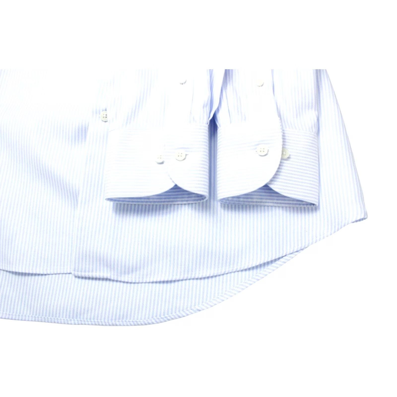 Suitsupply Suitsupply Try On Extra Slim Fit Formal Shirt Men's 41 / 16 Pinstriped Blue Pinstriped Shirt 41/16 Mens Right? Size 42R - 5 Thumbnail