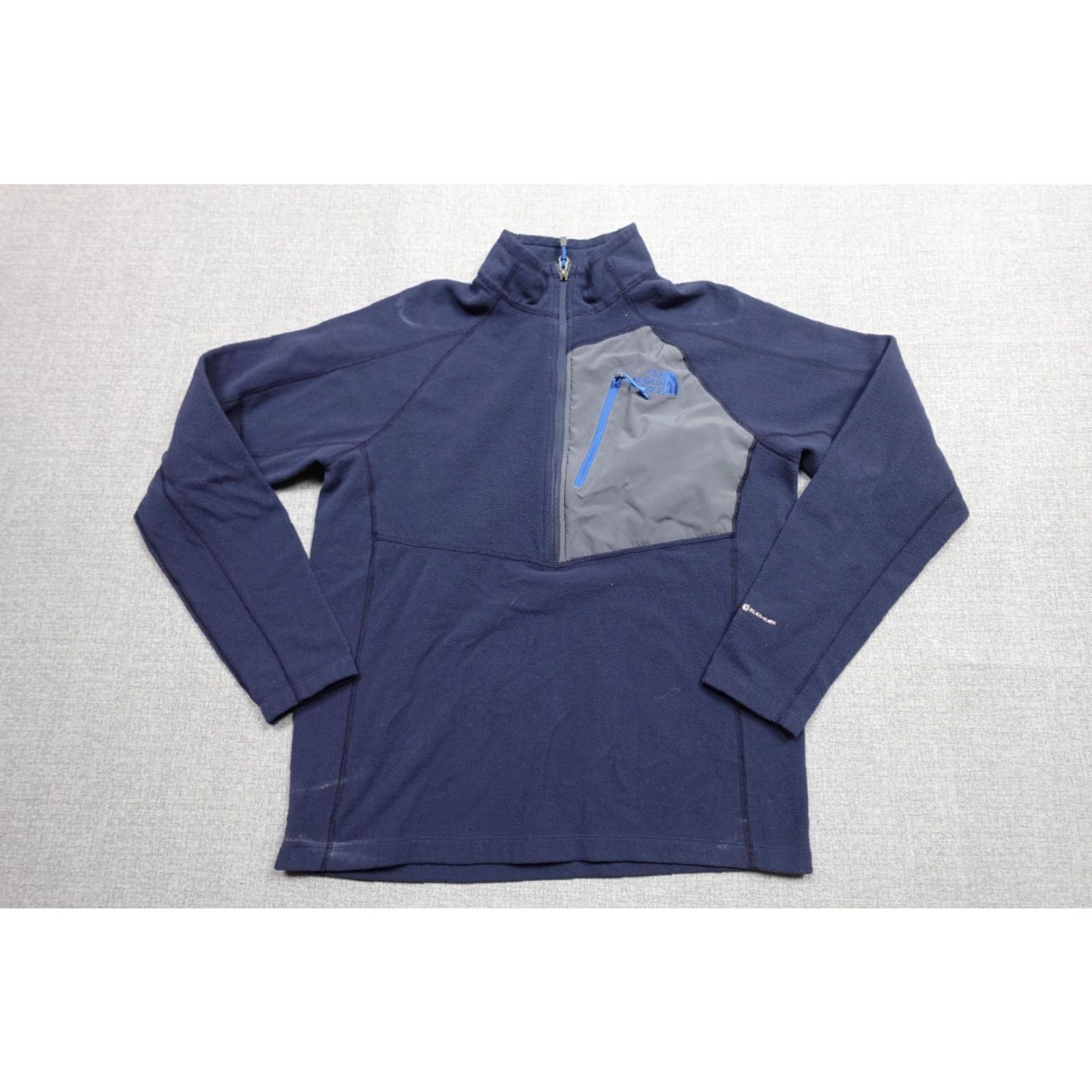 The North Face The North Face Sweater Mens Large Pullover 1/4 Zip Fleece Blue Christmas? Size US L / EU 52-54 / 3 - 2 Thumbnail