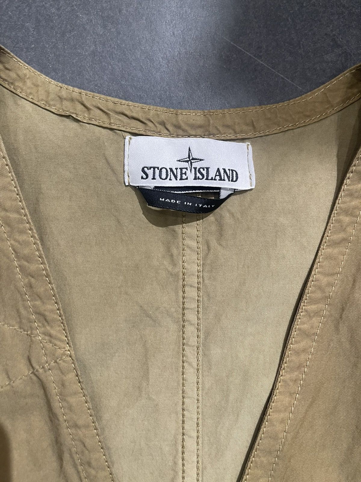 Stone Island Storm Island Khaki Vest Size US M / EU 48-50 / 2 - 6 Thumbnail