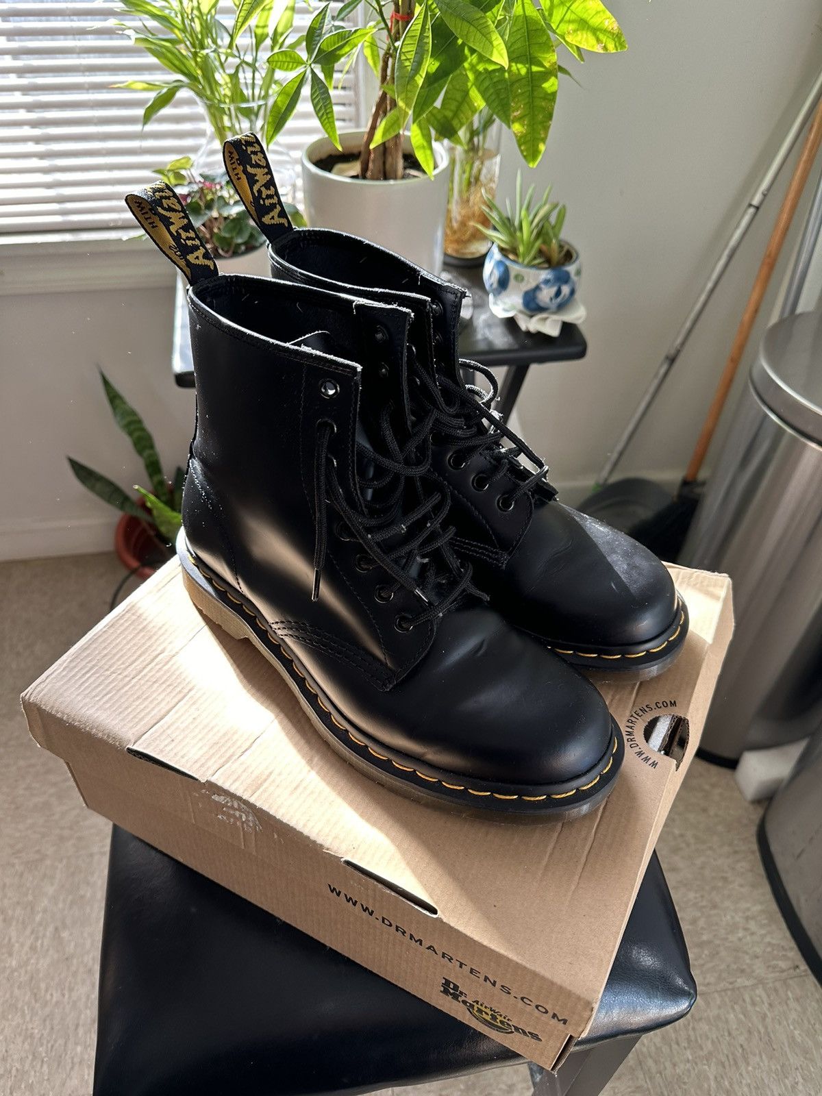 image of Dr Martens Dr.martens 1460 Boot in Black, Men's (Size 9)