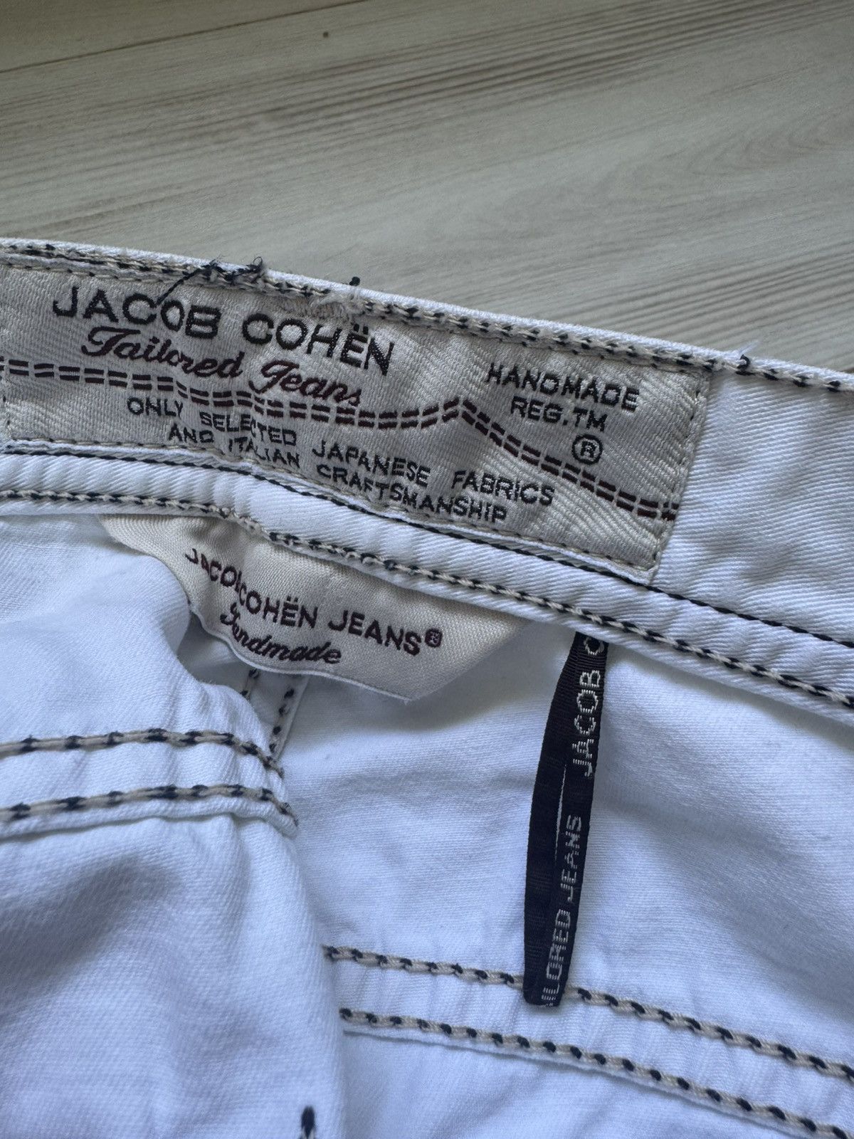 Designer × Jacob Cohen Jacob Cohen denim white jeans made in Italy Luxury designer Size US 36 / EU 52 - 22 Thumbnail