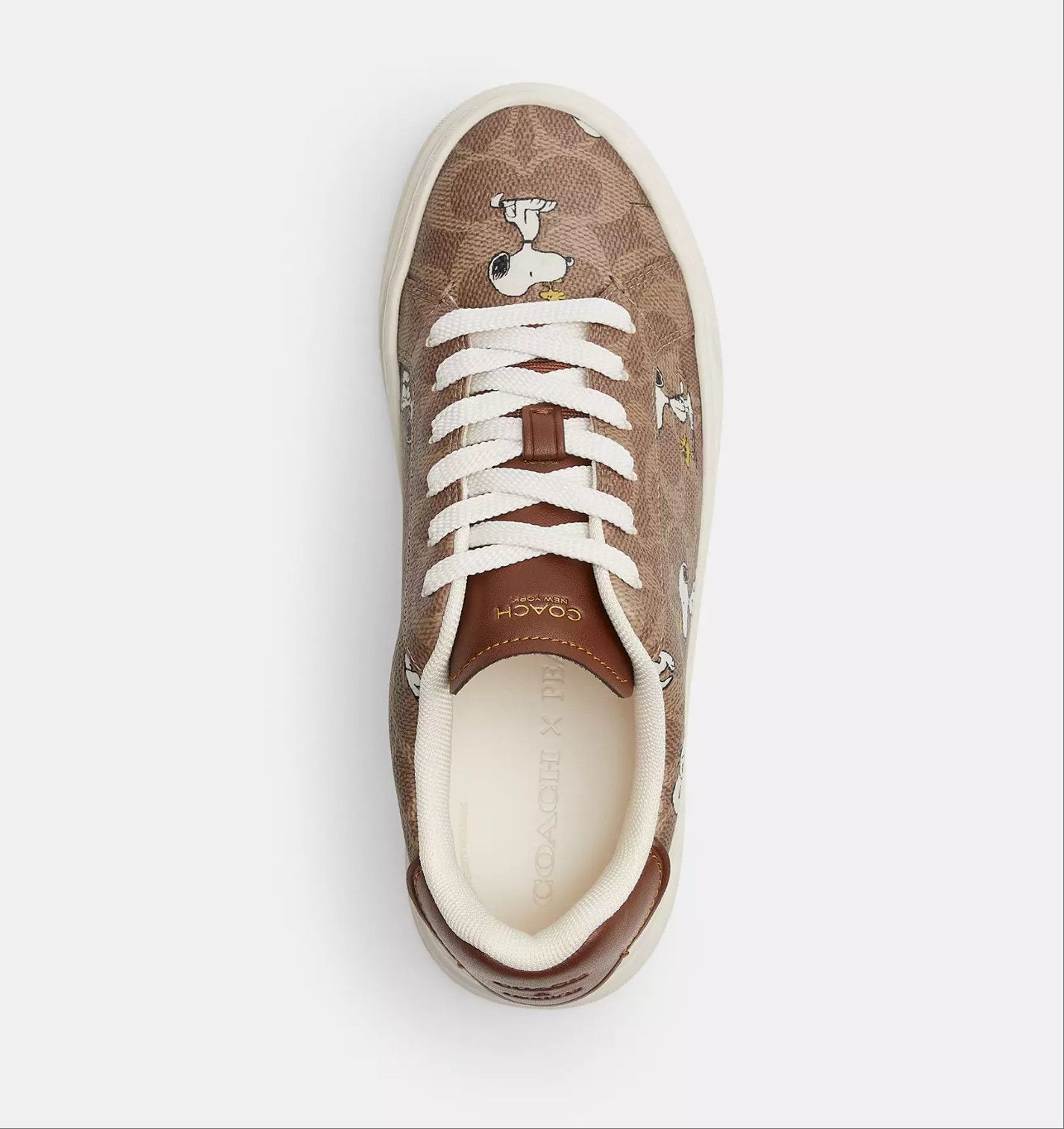 Coach Peanuts High Line Sneaker In Signature Canvas With Snoopy Size US 8.5 / IT 38.5 - 8 Thumbnail