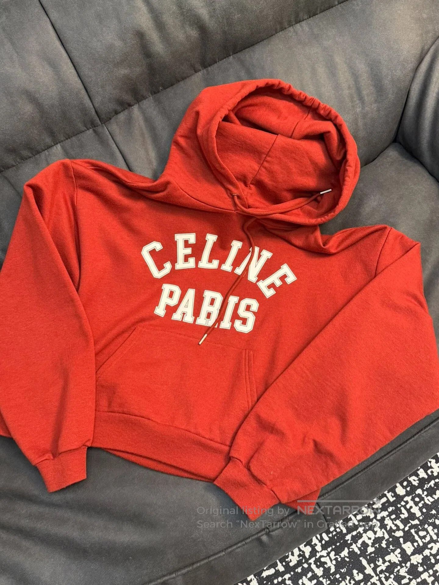 Celine Celine Red Letter Logo Sweatshirt. Size M / US 6-8 / IT 42-44 - 1 Thumbnail