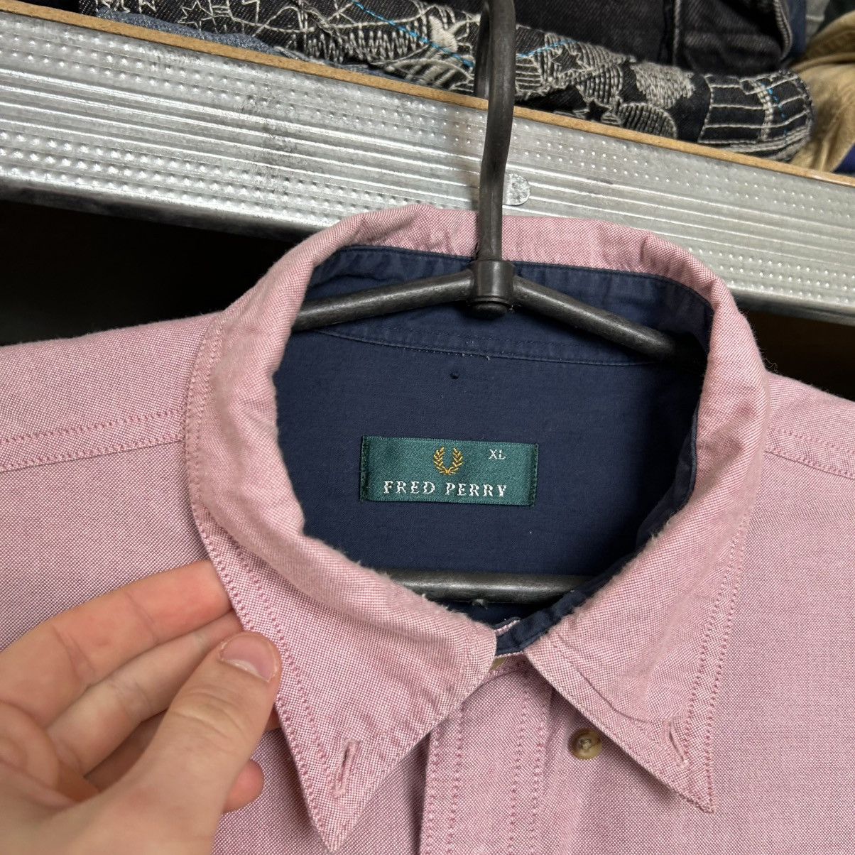 Fred Perry Vintage Fred Perry Small logo streetwear basic button shirt Size US XL / EU 56 / 4 - 3 Thumbnail