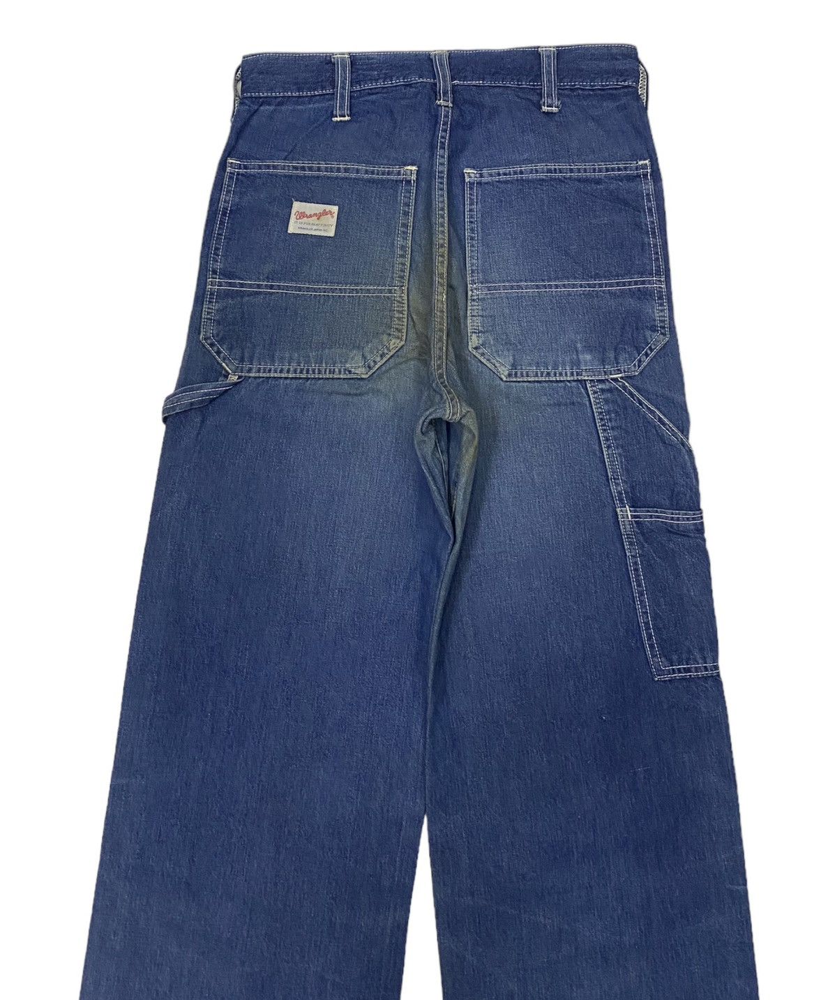 Japanese Brand 🔥WRANGLER 80s CARPENTER DENIM JEANS LOOSE Size US 29 - 6 Thumbnail