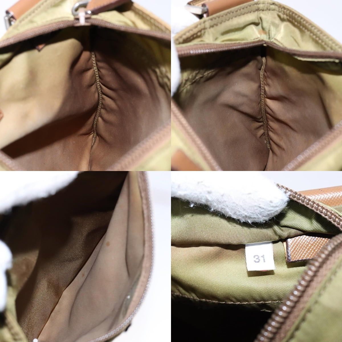 Prada PRADA Shoulder Bag Nylon Brown Silver Size ONE SIZE - 12 Thumbnail