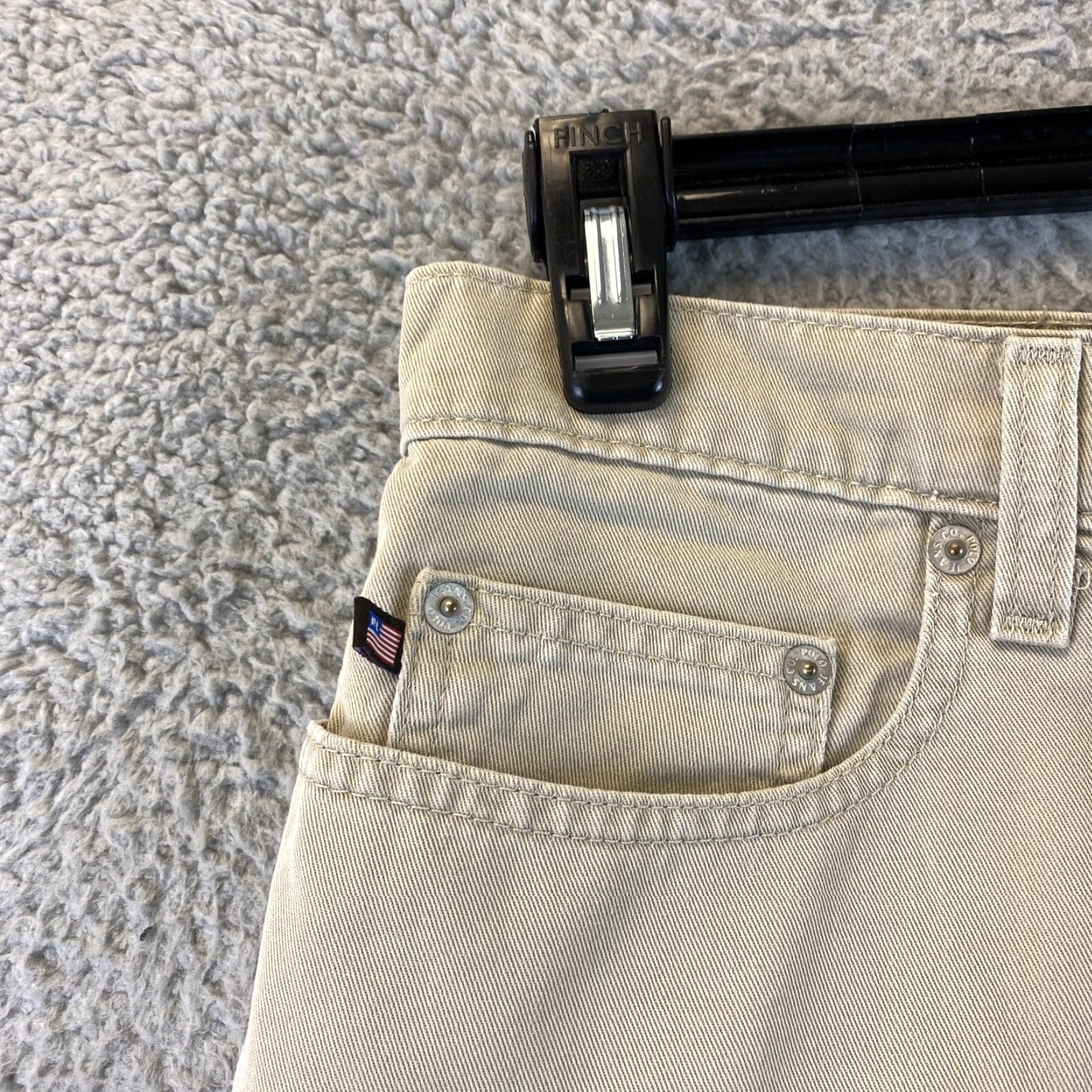 Ralph Lauren Ralph Lauren Women's Shorts Size 10 Beige Cotton Blend Denim Flat Front Popular Style Size 32" / US 10 / IT 46 - 4 Thumbnail