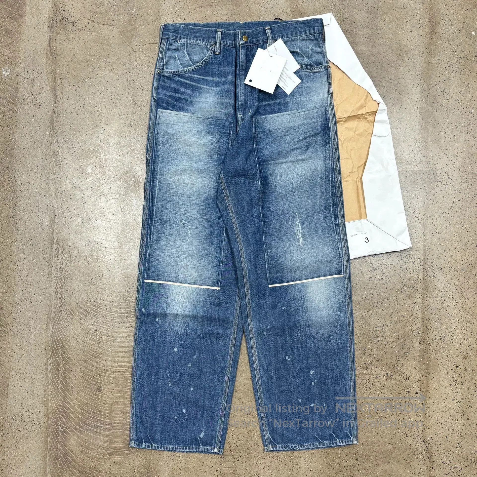 Visvim Visvim 25ss Carpenter Pants Dmgd. Size US 26 / EU 42 - 1 Thumbnail