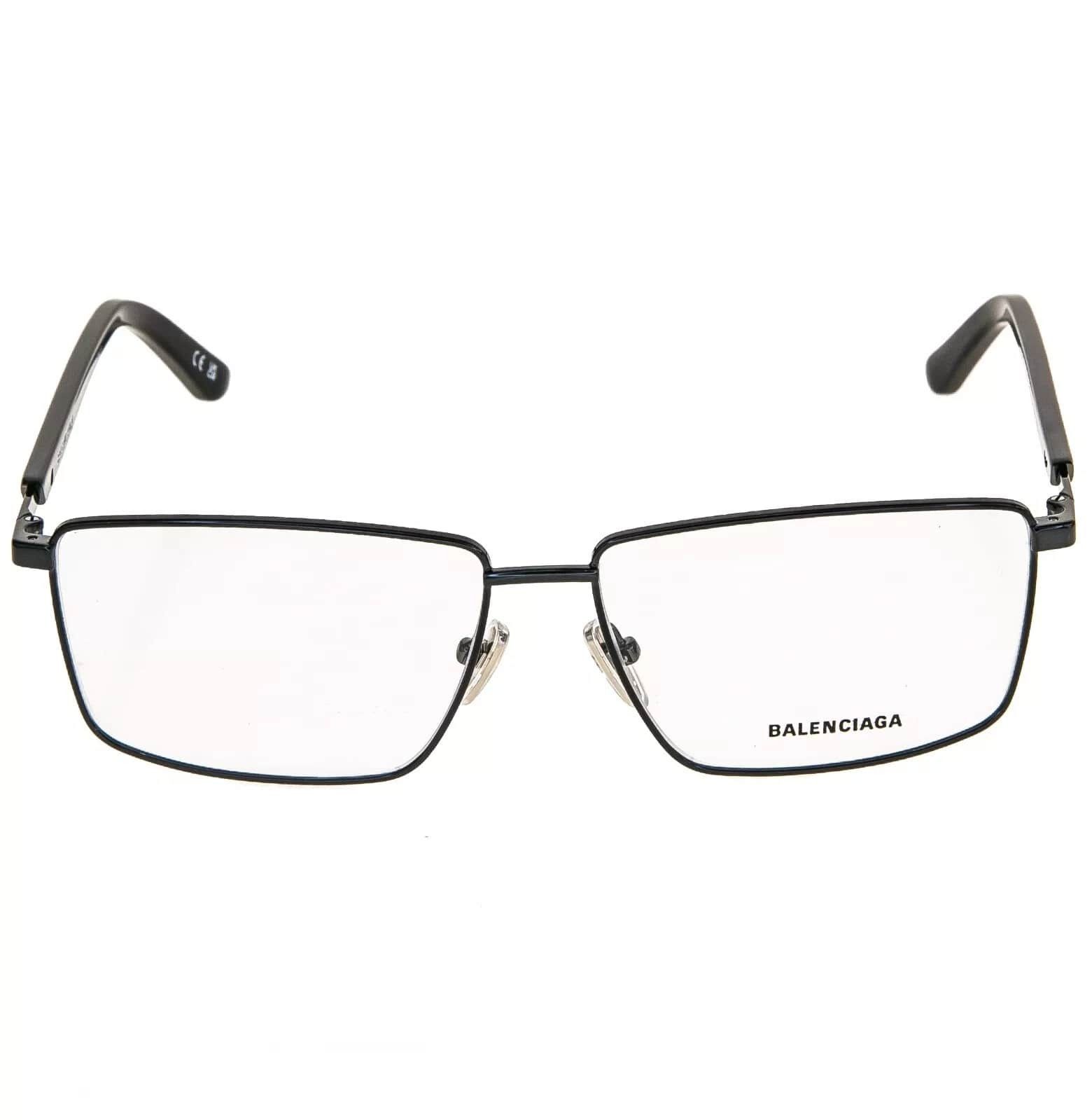 Balenciaga BALENCIAGA LOGO 0247 Black Square Eyeglass GG0247O 003 Size ONE SIZE - 7 Thumbnail