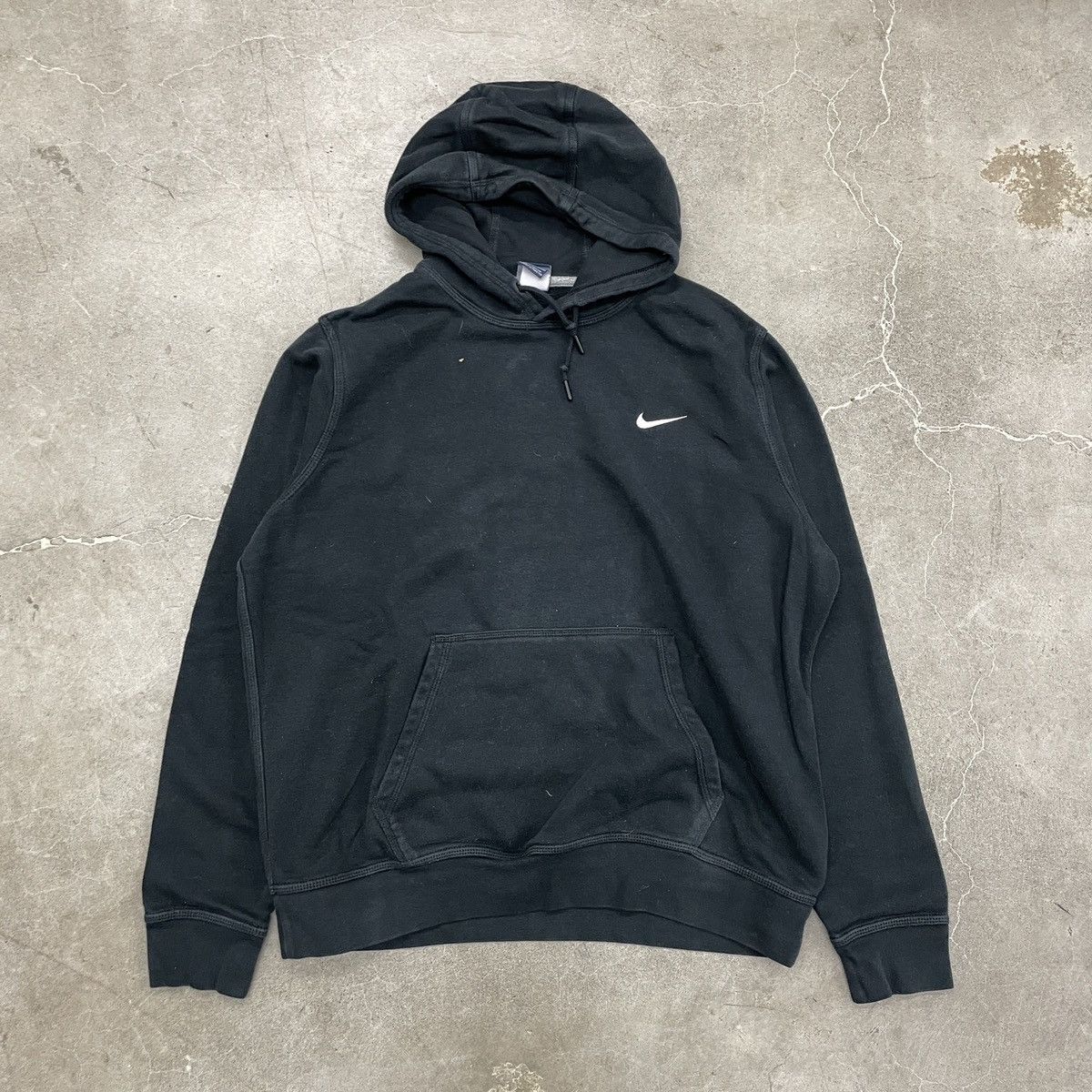 Nike side swoosh hoodie embroidered y2k 90s vintage boxy - Main Image
