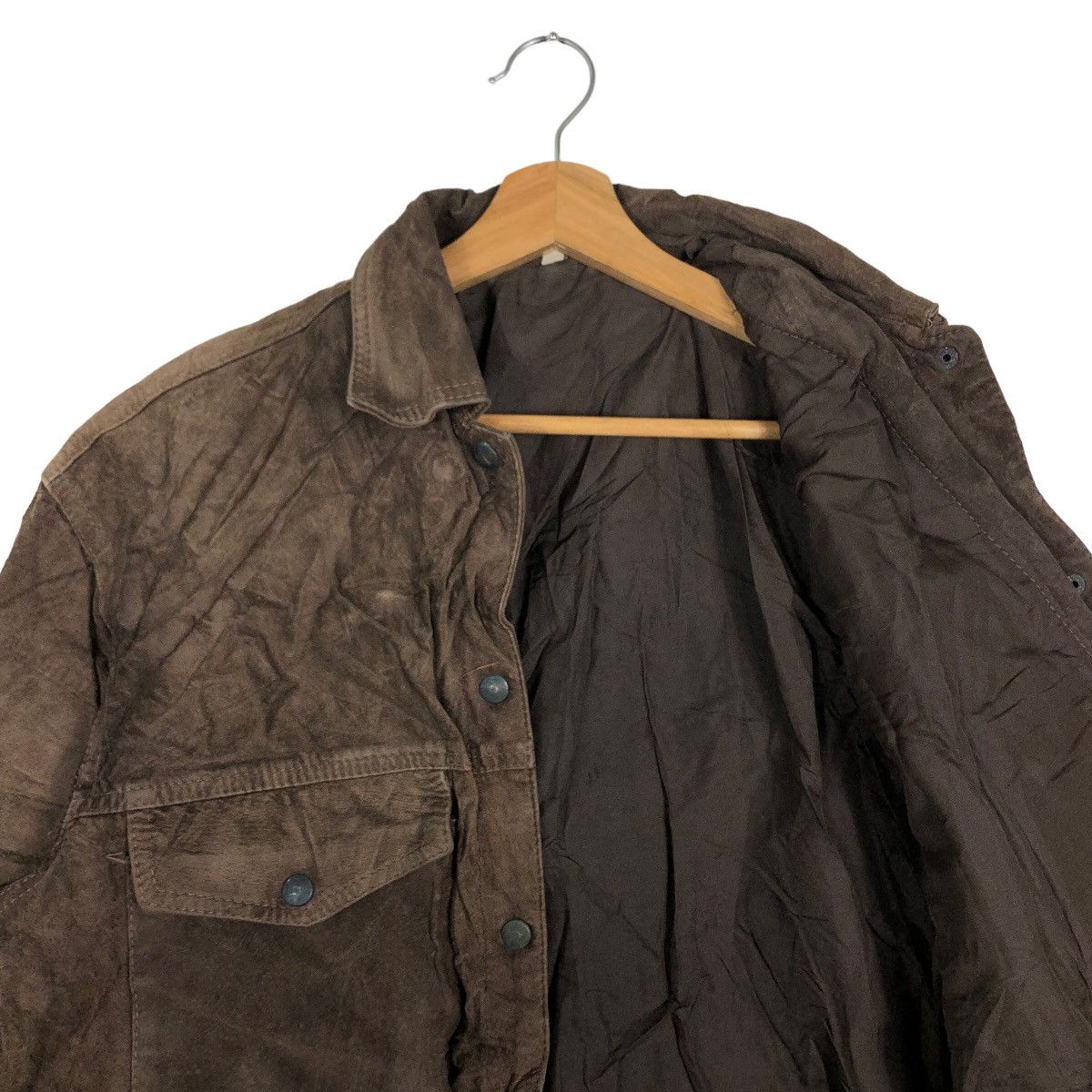 Japanese Brand 🔥90’s Vintage Genuine Leather Cargo Jacket Multi Pocket Y’S Size US M / EU 48-50 / 2 - 10 Thumbnail