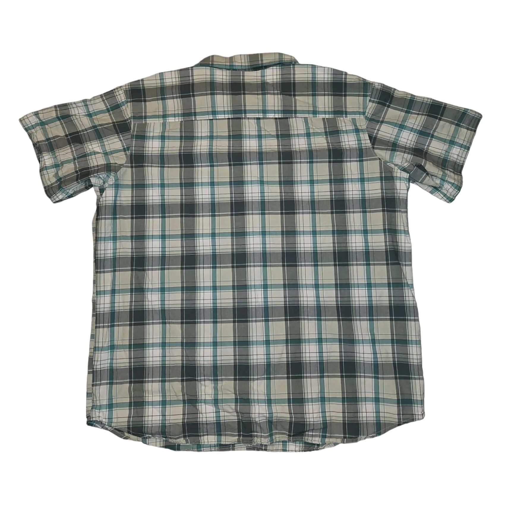 Vintage Columbia Button Up Shirt Short Sleeve Men 2XL Mint Plaid Casual Workwear Shirt Size US XXL / EU 58 / 5 - 6 Thumbnail