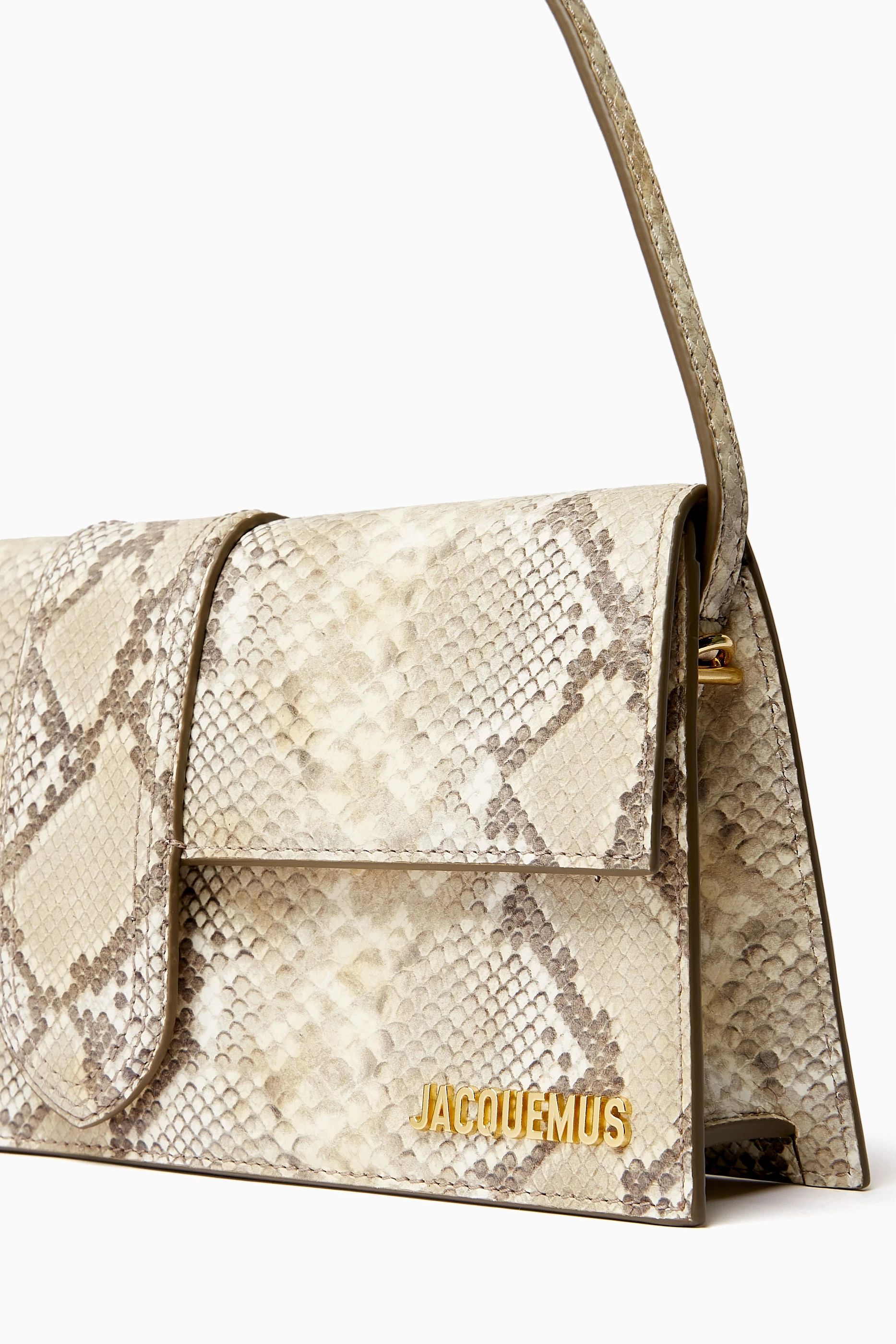 Jacquemus o1la1rc1a0925 Size:OS / Le Grand Bambino Snake Shoulder Bag Size ONE SIZE - 5 Thumbnail