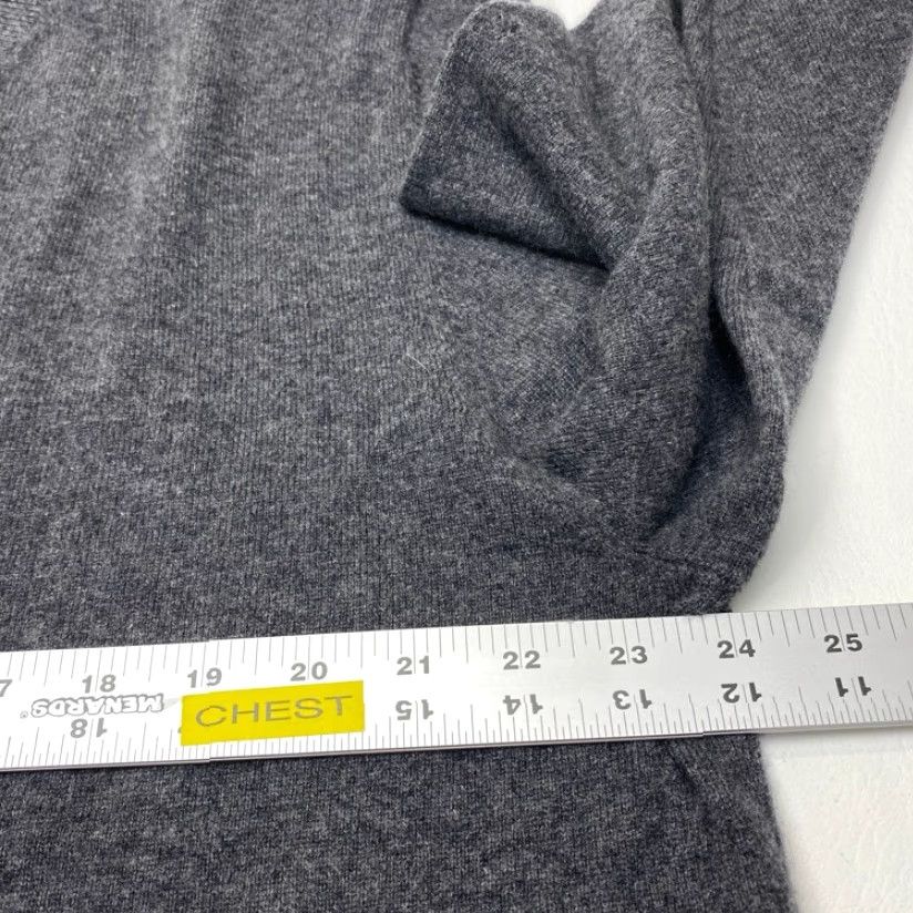 Vintage Grant Thomas 2-Ply Cashmere V-Neck Pullover Sweater Mens XL Gray Classic Preppy Size US XL / EU 56 / 4 - 7 Thumbnail