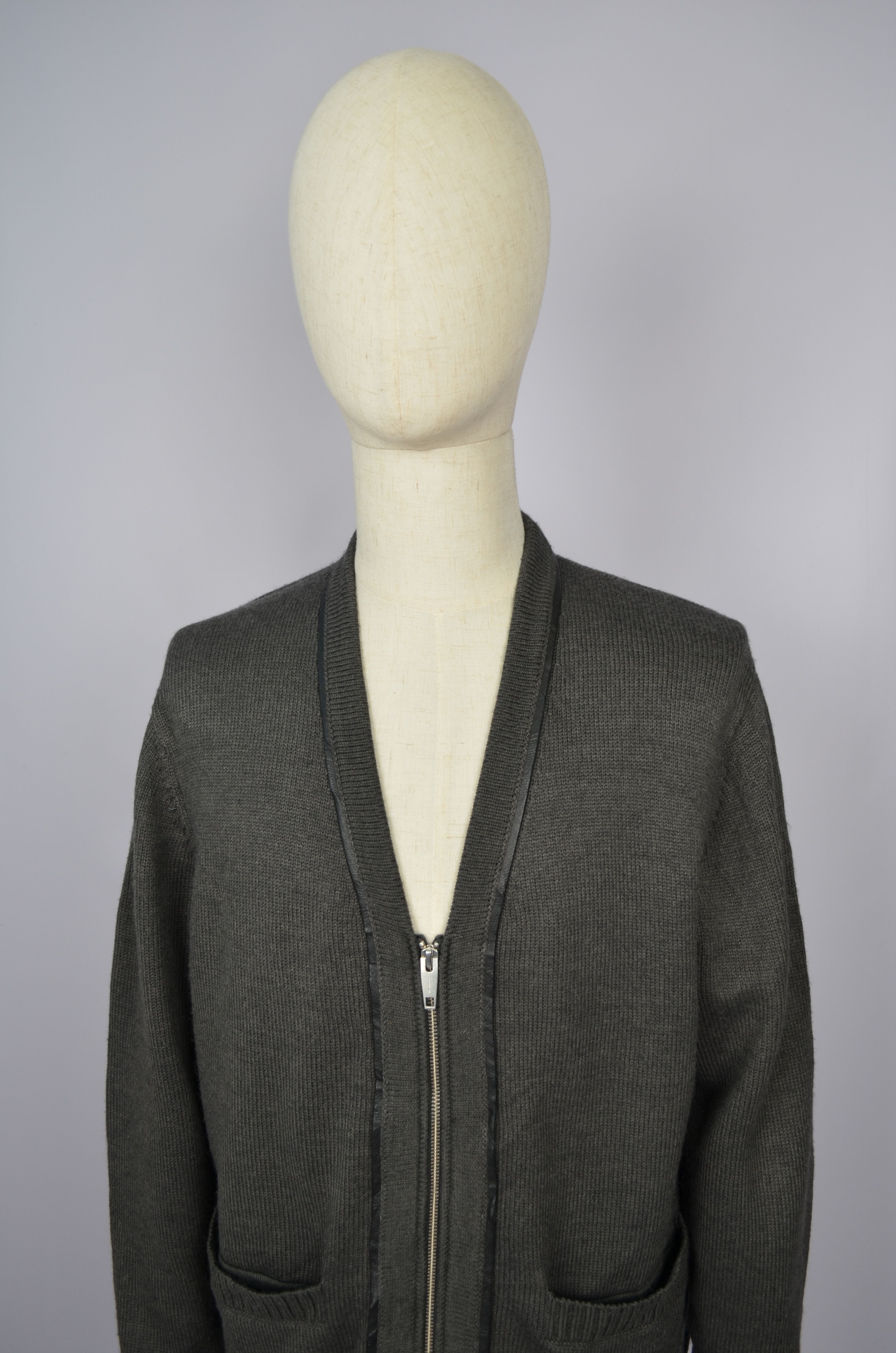 Designer × The Kooples The Kooples Full Zip Wool Blend Knit Jacket Cardigan Sweater Size US M / EU 48-50 / 2 - 2 Thumbnail